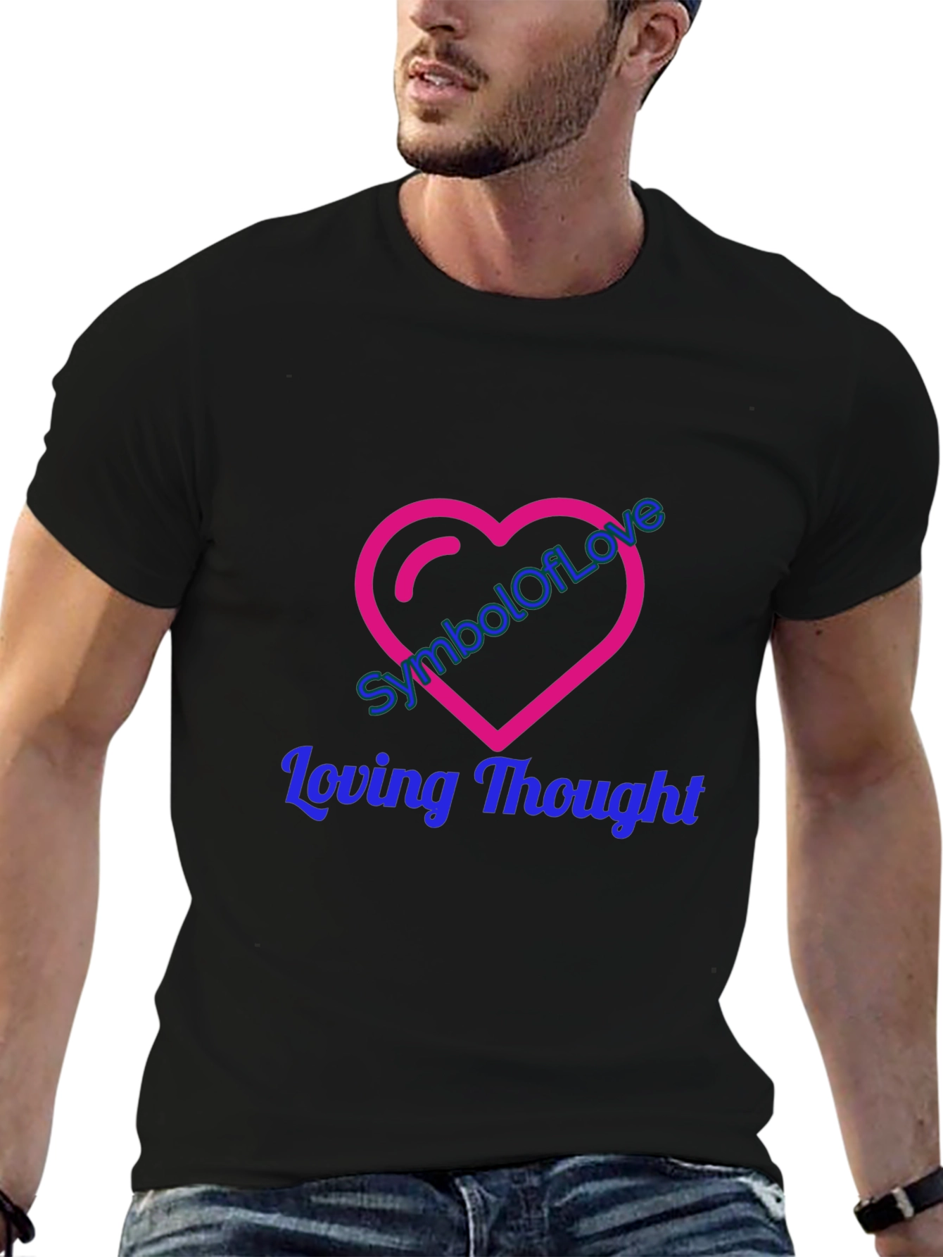 Symbol of Love T-Shirt - Loving Thought Design