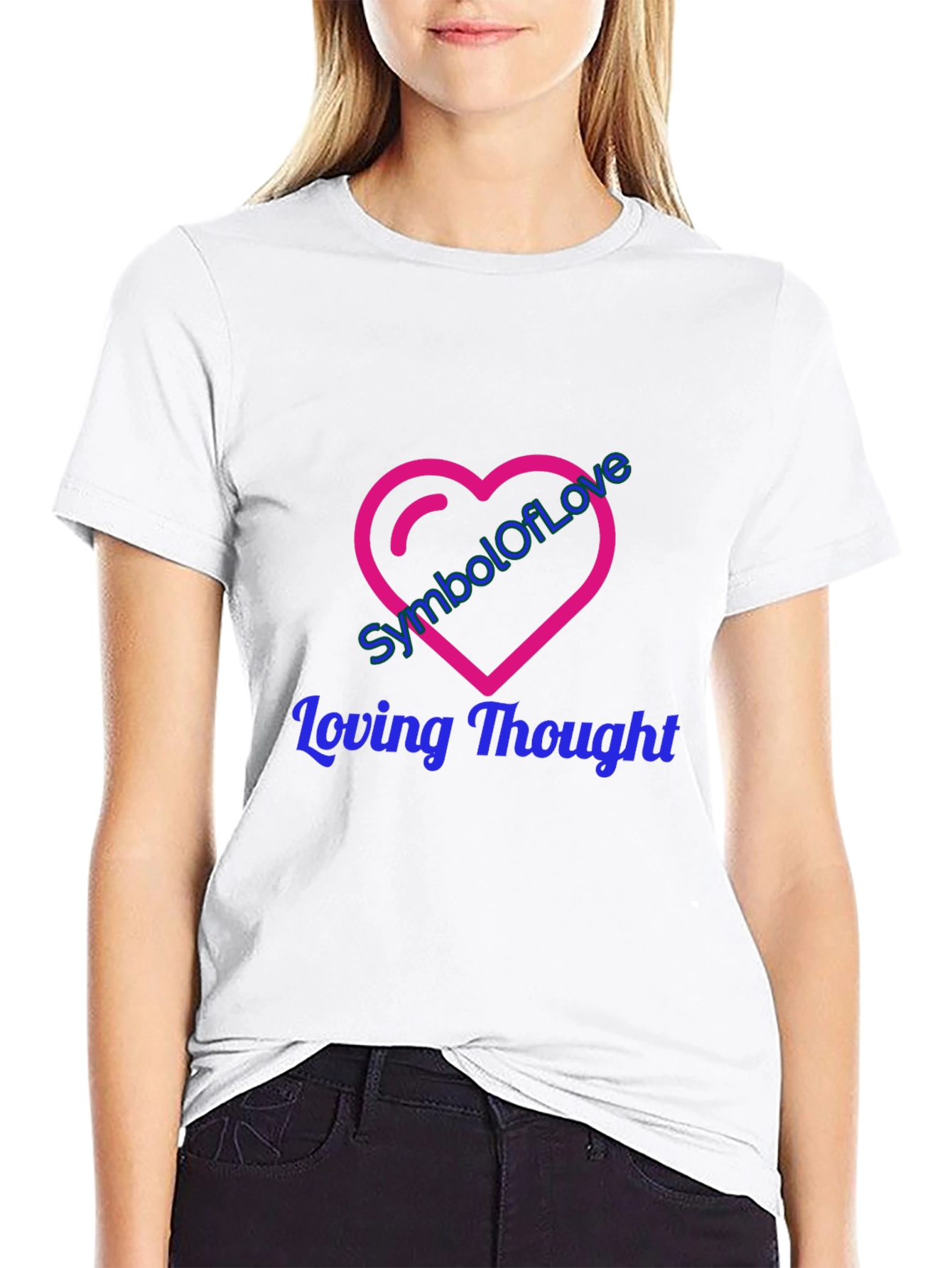 Symbol of Love T-Shirt - Loving Thought Design