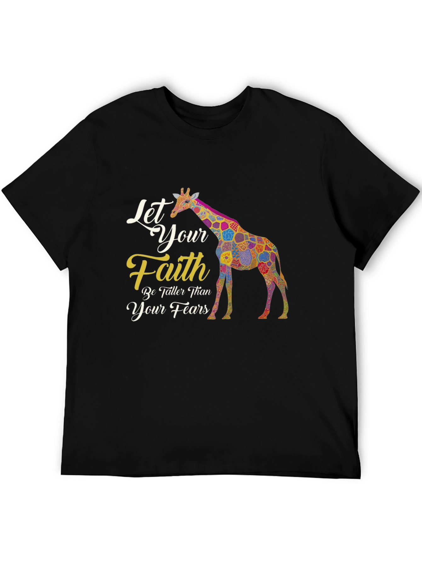 Faith Over Fears Giraffe T-Shirt