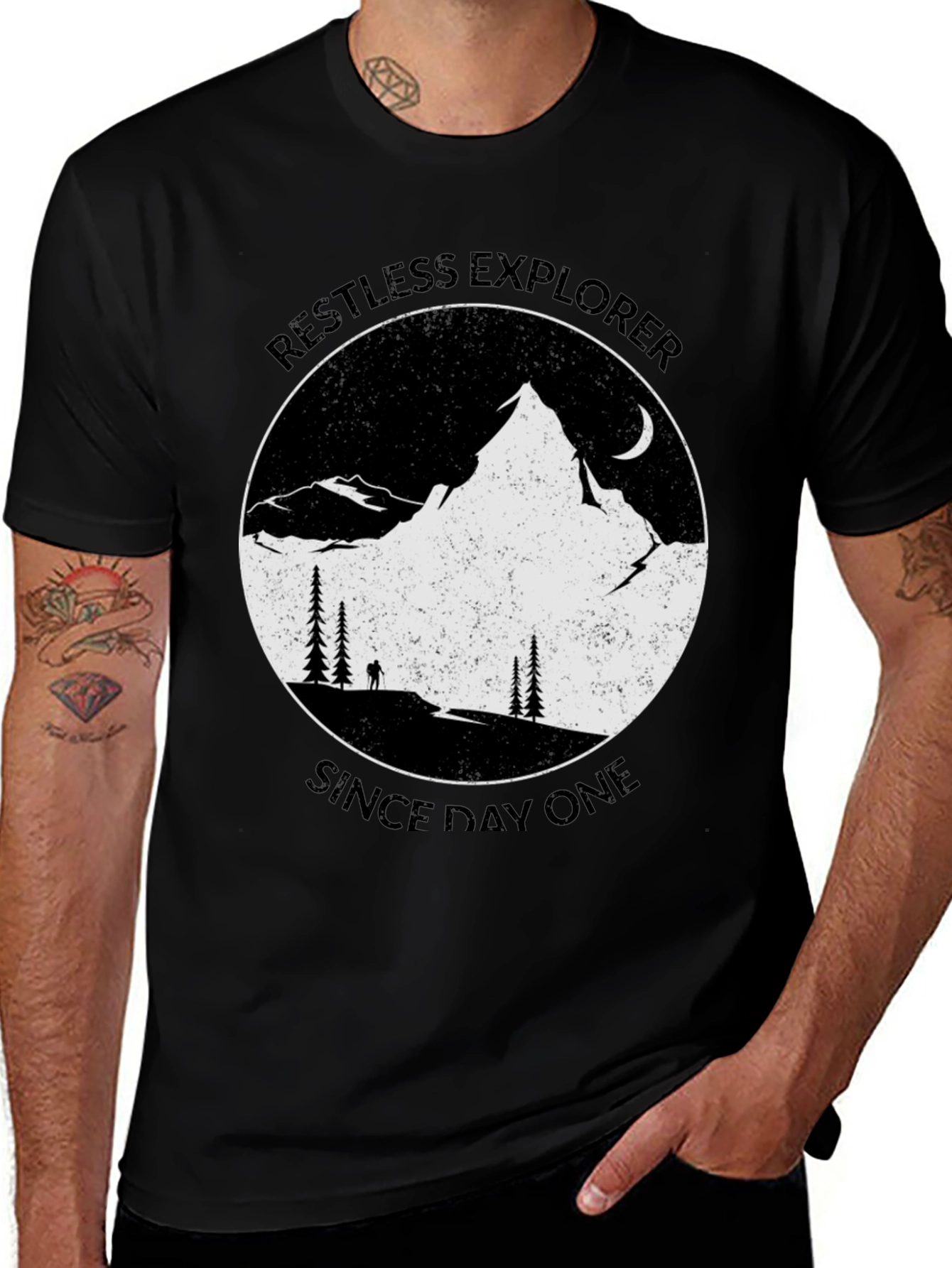 Restless Explorer Graphic Tee - Adventure Awaits!