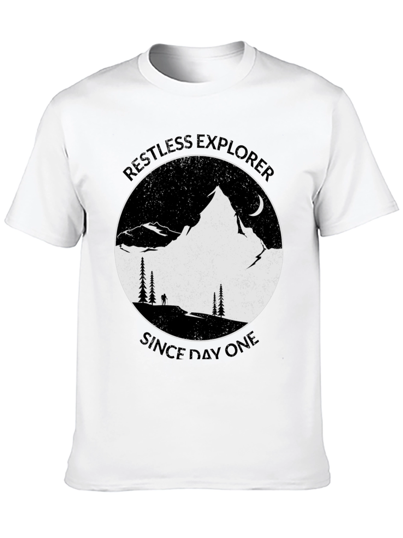 Restless Explorer Graphic Tee - Adventure Awaits!