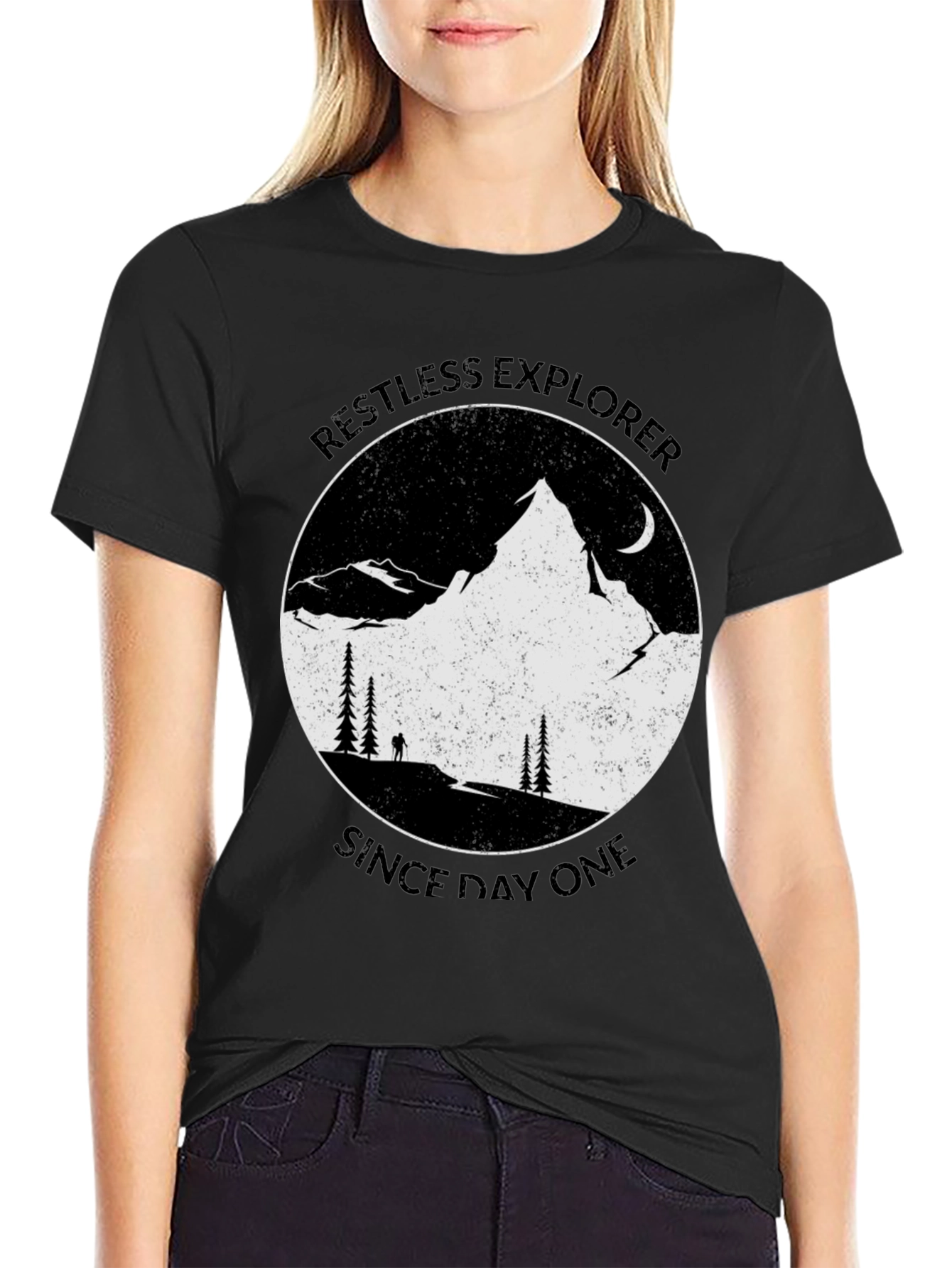 Restless Explorer Graphic Tee - Adventure Awaits!
