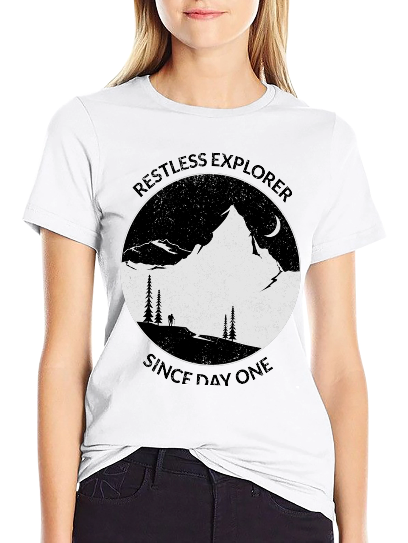 Restless Explorer Graphic Tee - Adventure Awaits!