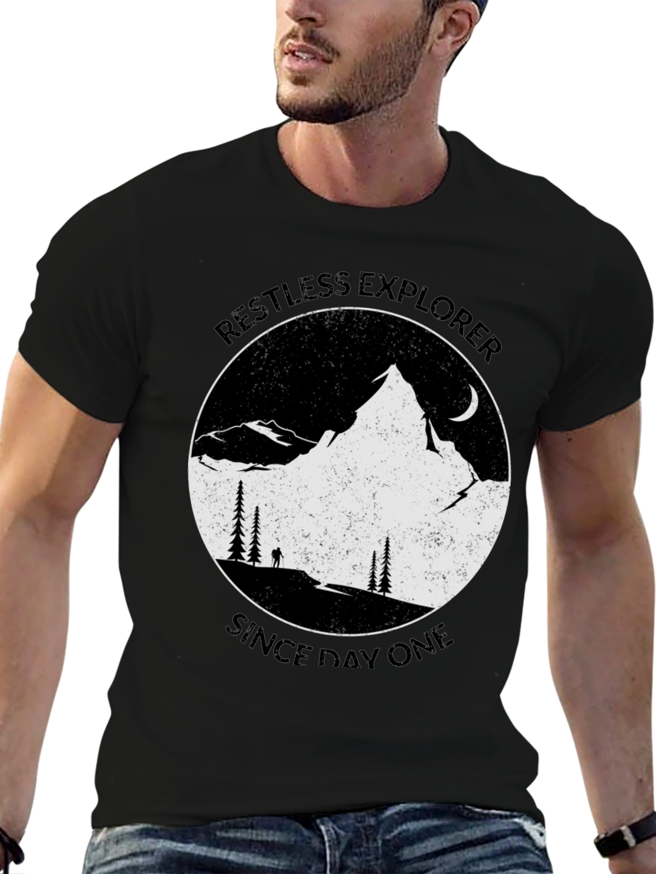 Restless Explorer Graphic Tee - Adventure Awaits!