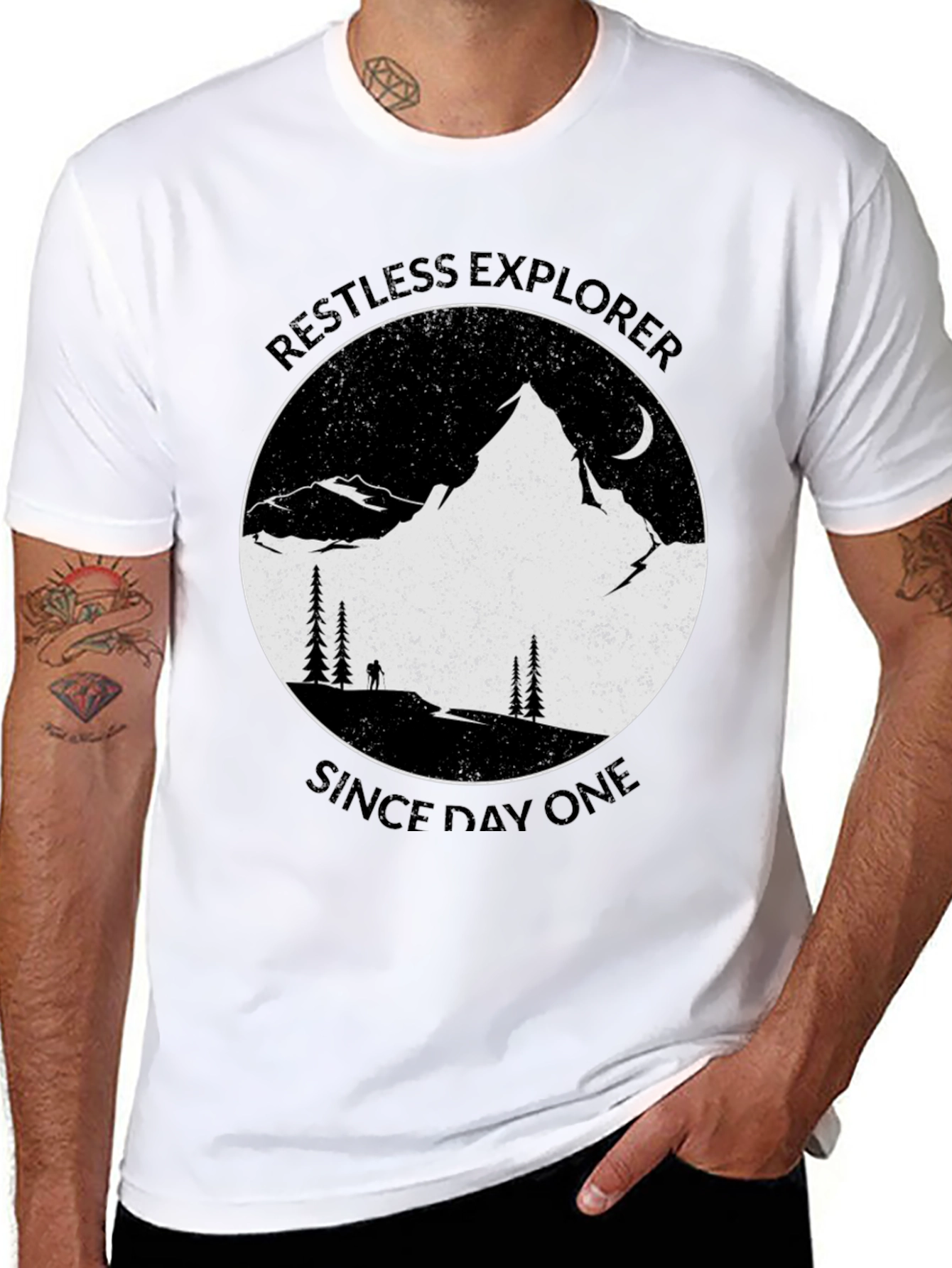 Restless Explorer Graphic Tee - Adventure Awaits!