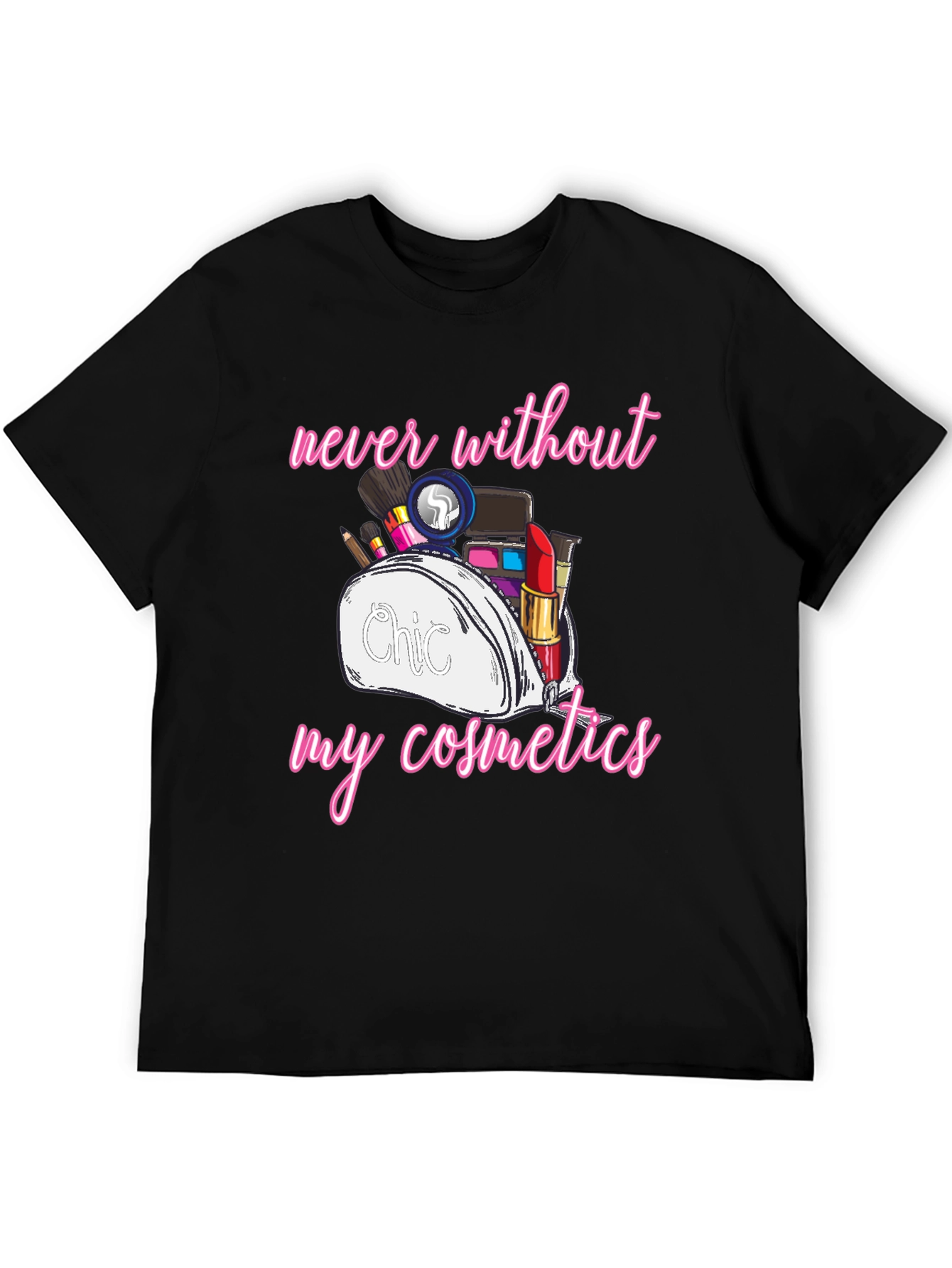 Cosmetics T-Shirt - Chic Makeup Design