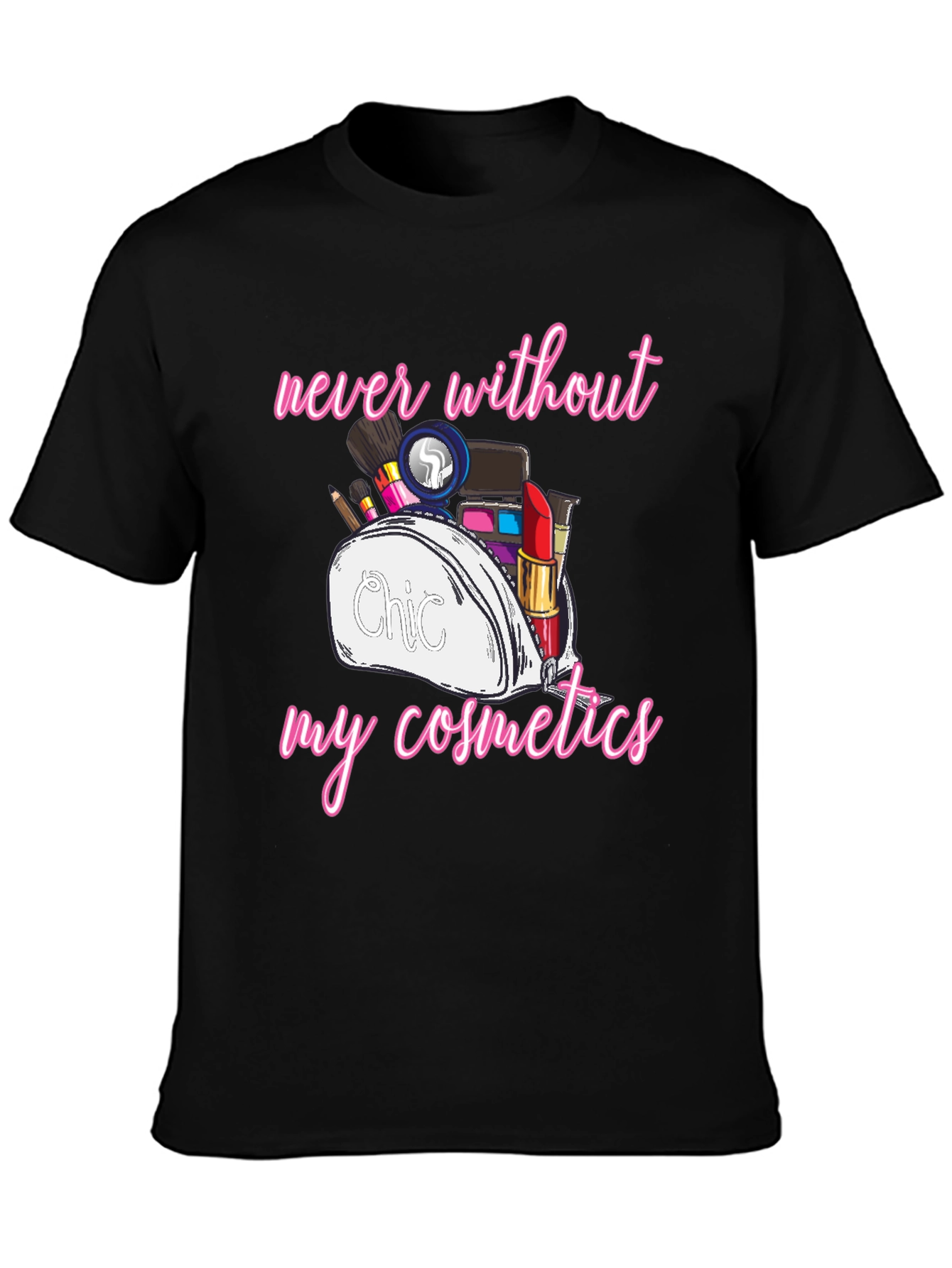 Cosmetics T-Shirt - Chic Makeup Design