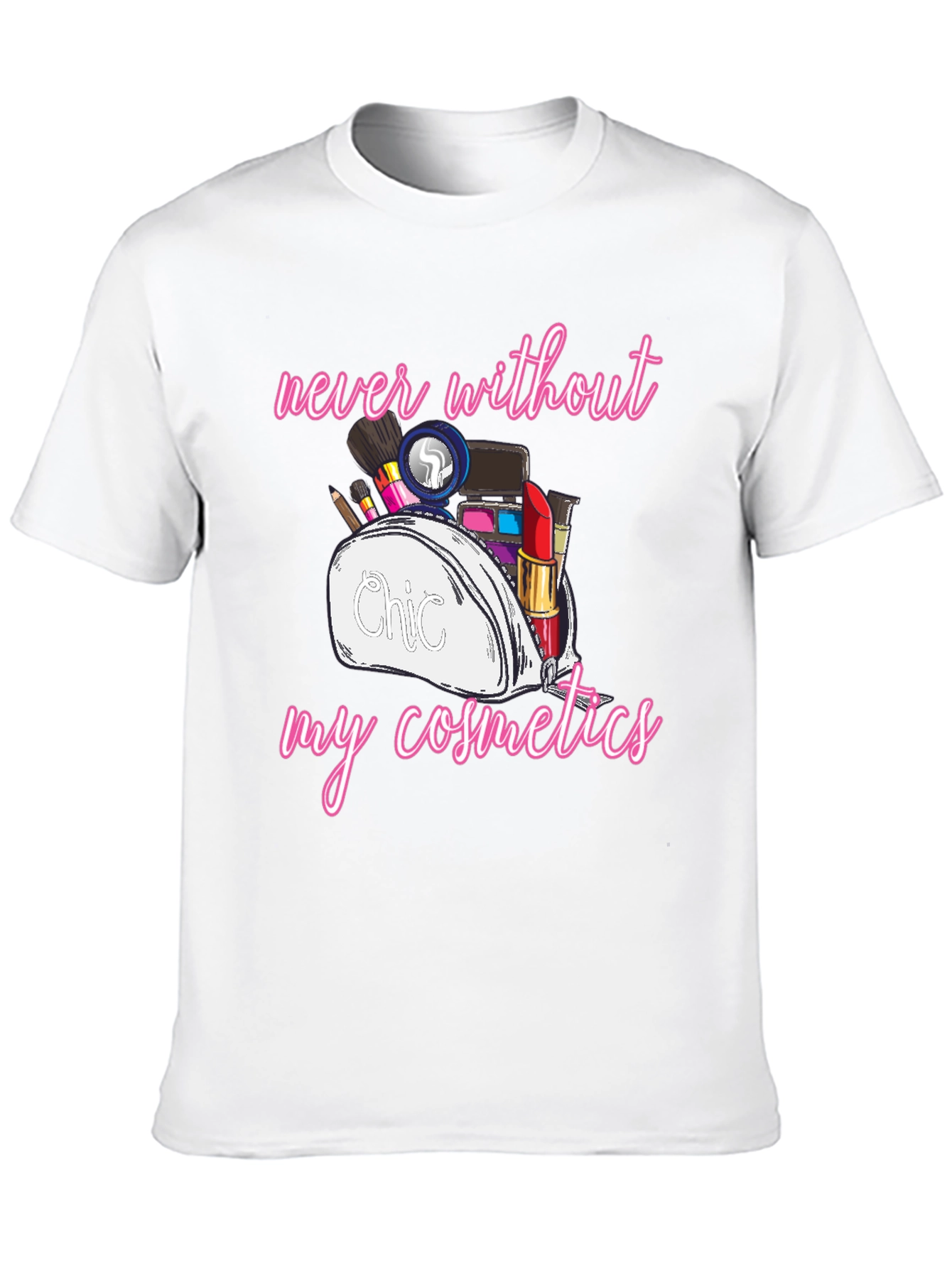 Cosmetics T-Shirt - Chic Makeup Design