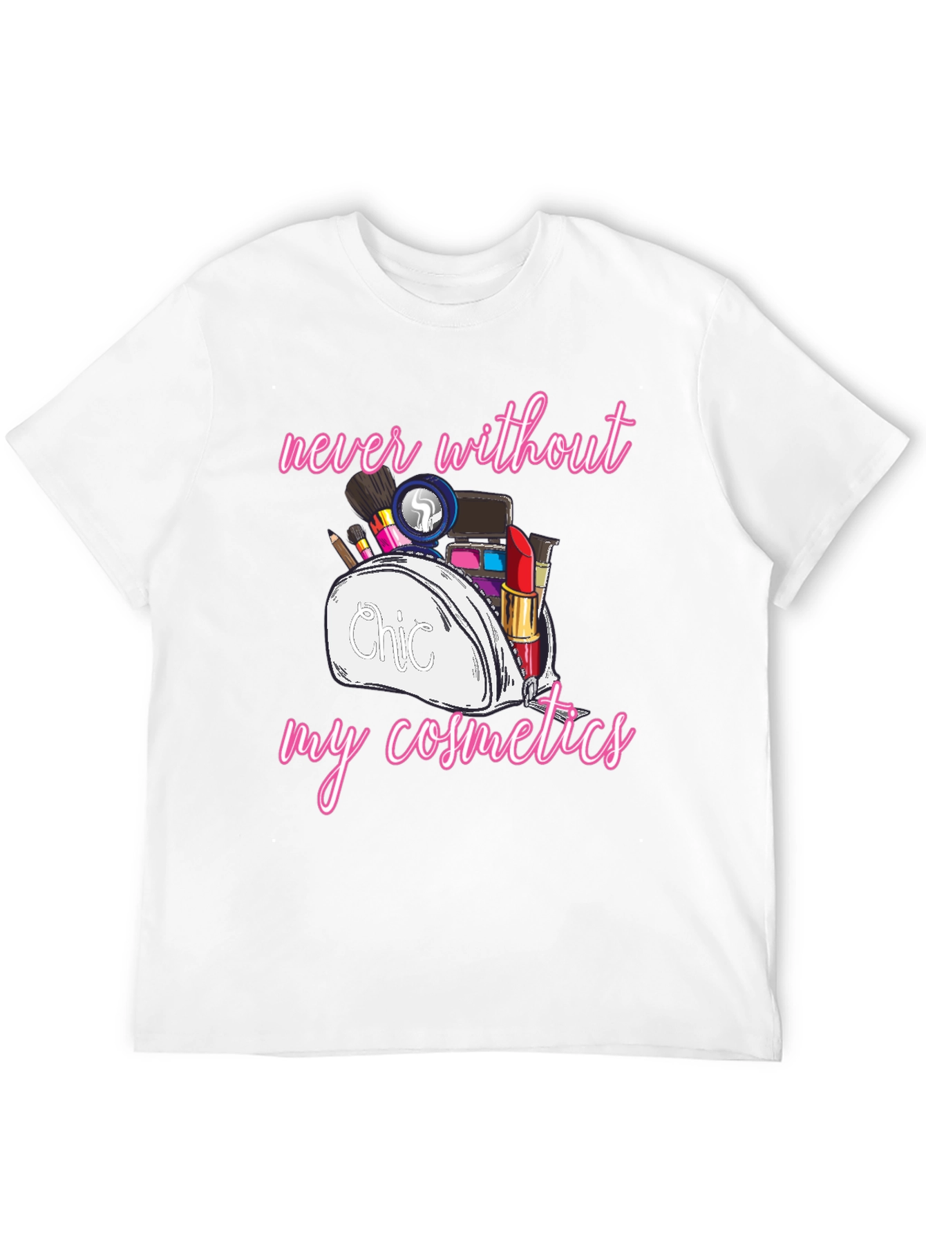 Cosmetics T-Shirt - Chic Makeup Design