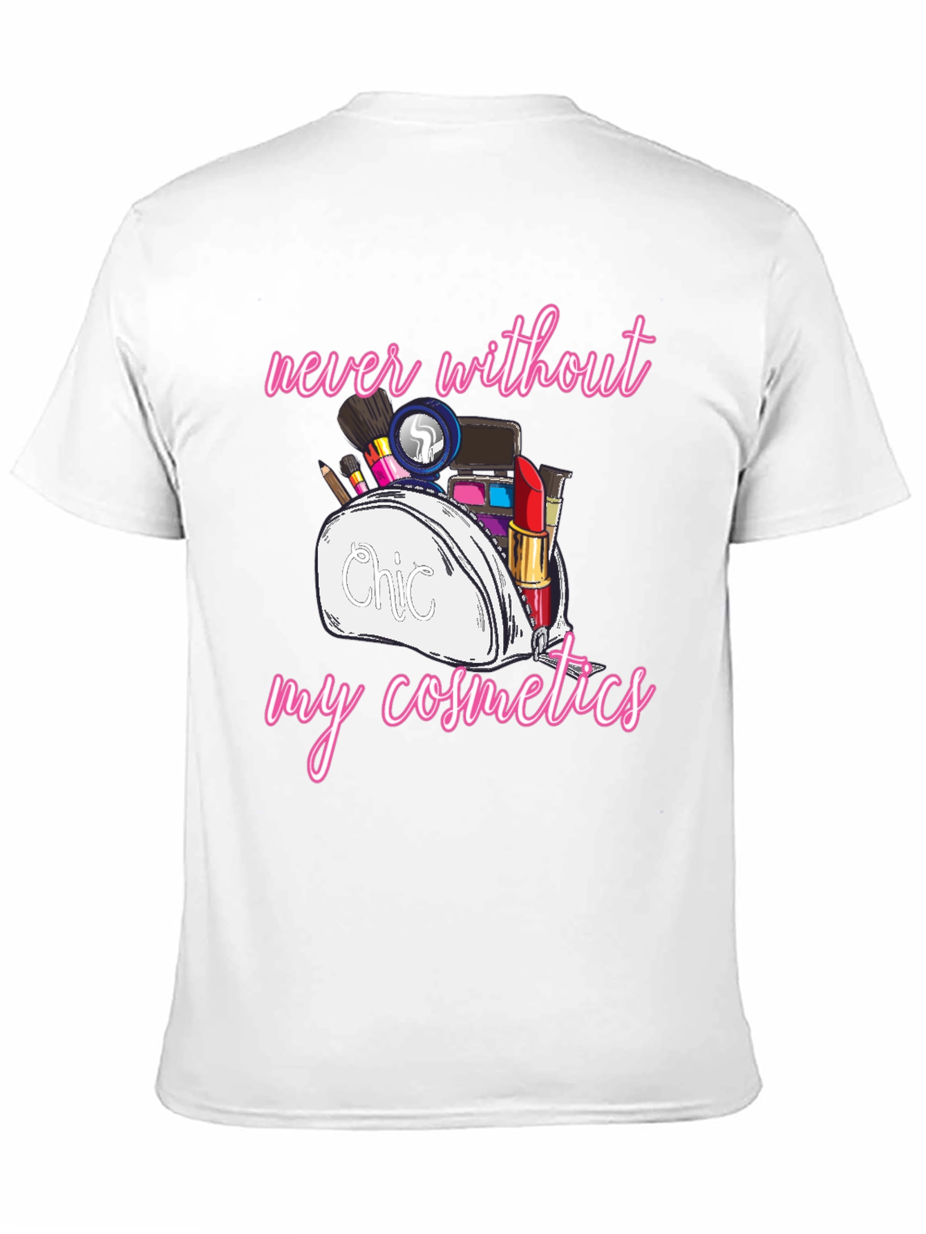 Cosmetics T-Shirt - Chic Makeup Design