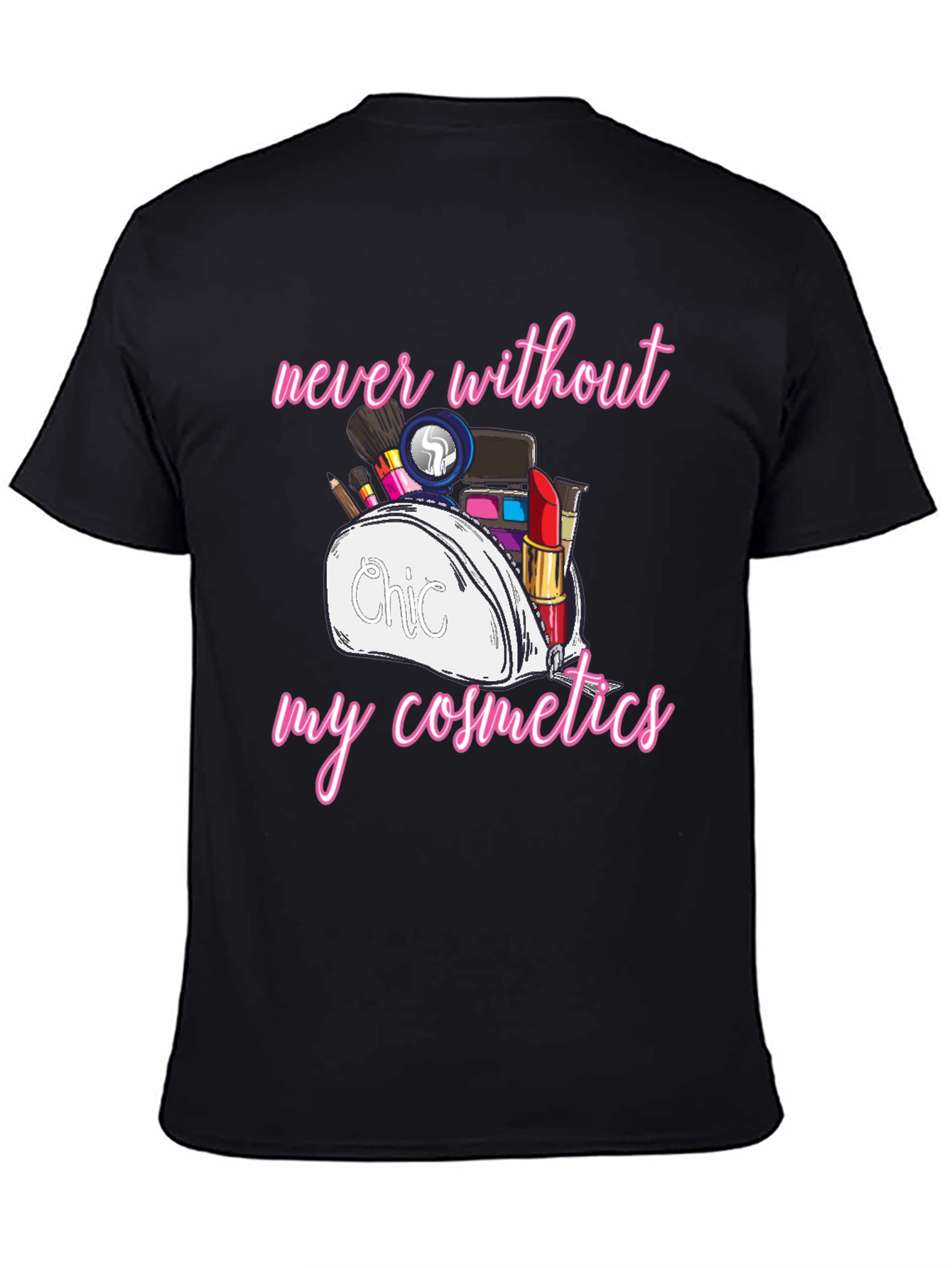 Cosmetics T-Shirt - Chic Makeup Design