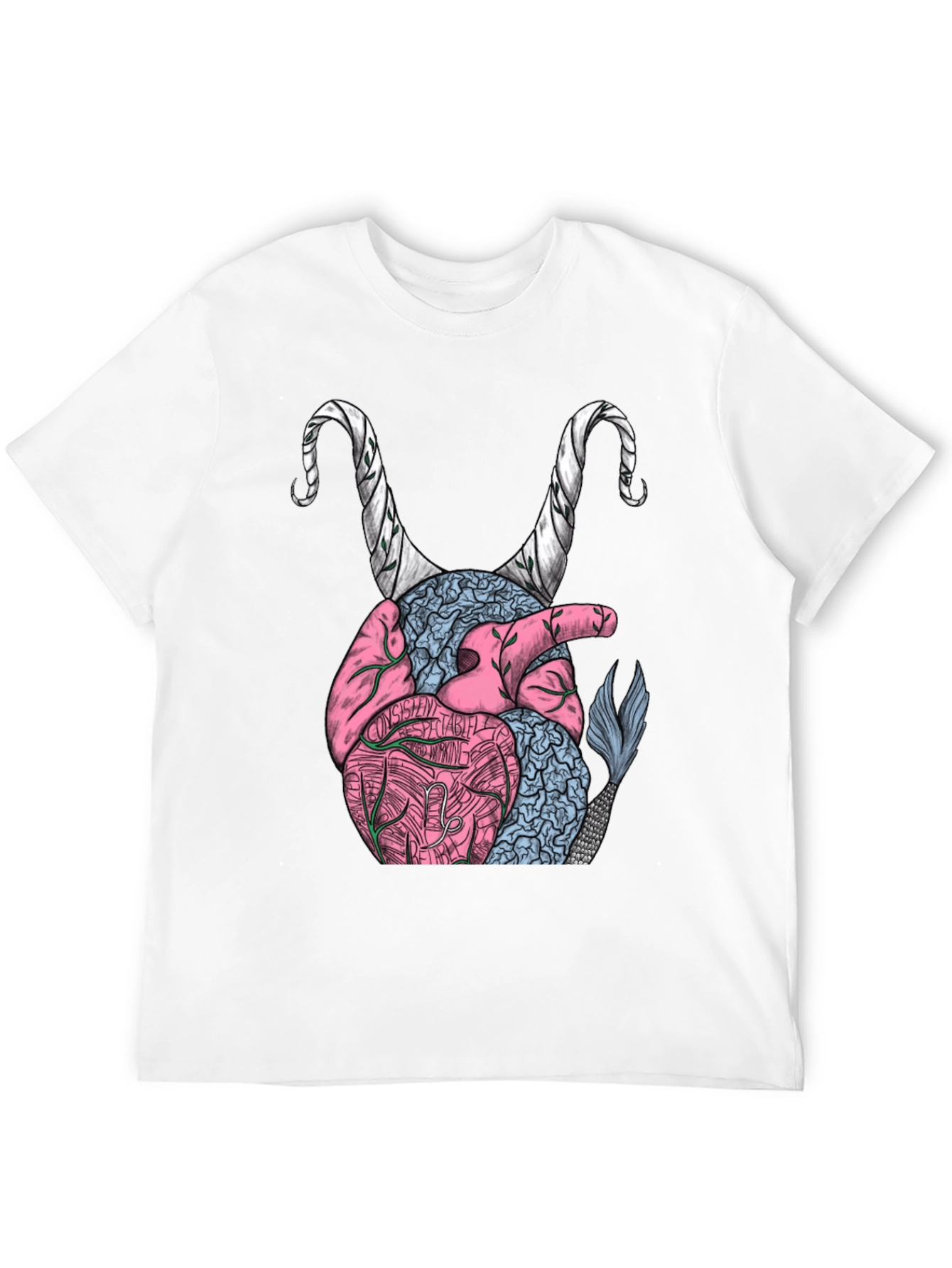 Capricorn Heart T-Shirt - Zodiac Sign