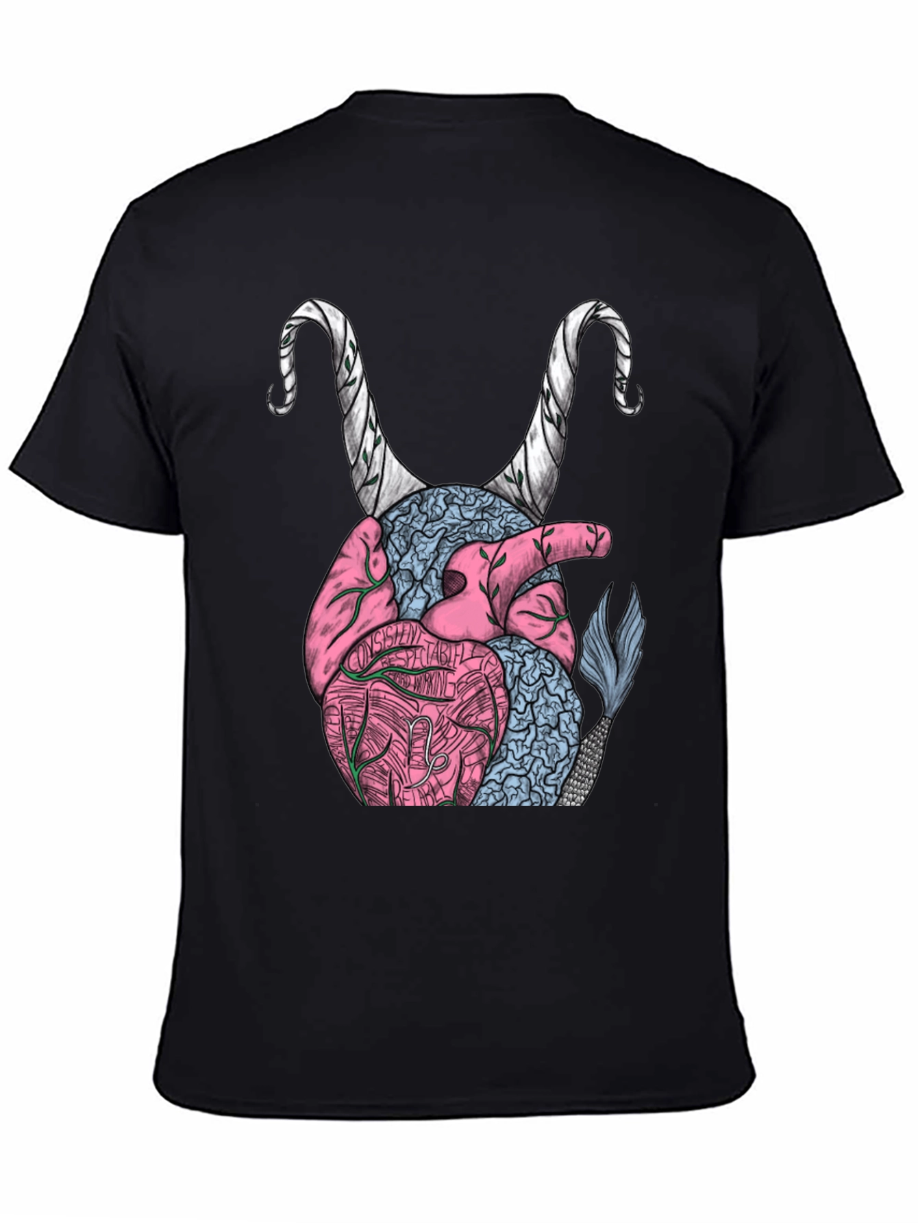 Capricorn Heart T-Shirt - Zodiac Sign
