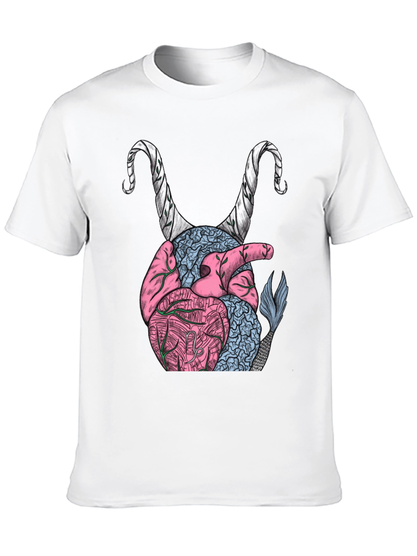 Capricorn Heart T-Shirt - Zodiac Sign