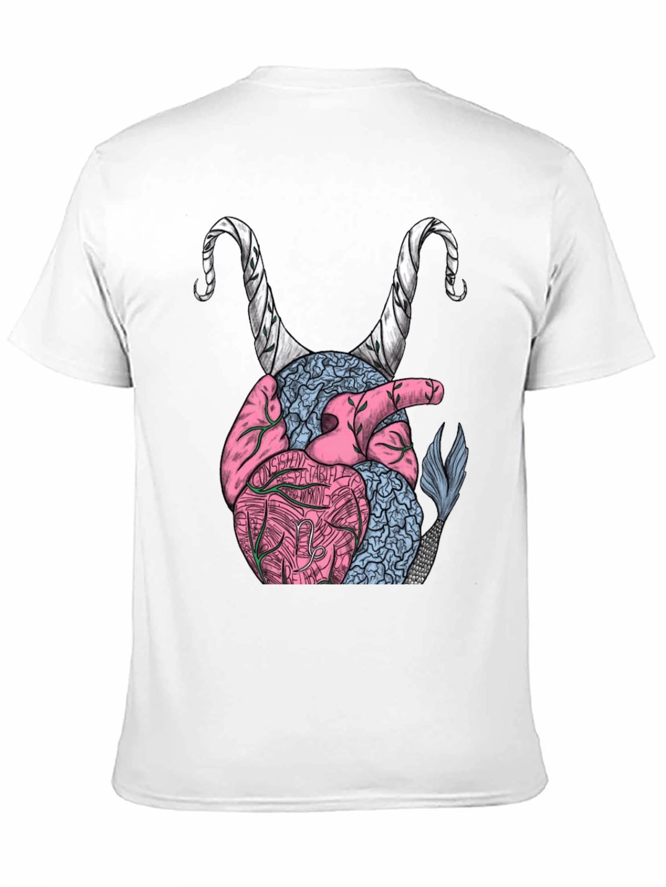 Capricorn Heart T-Shirt - Zodiac Sign