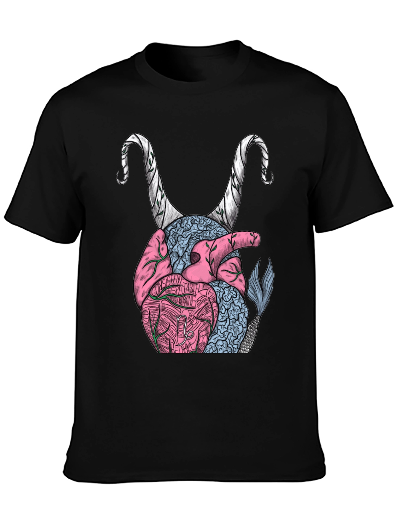 Capricorn Heart T-Shirt - Zodiac Sign