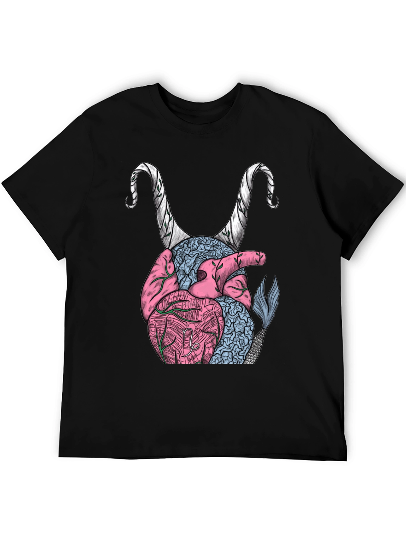 Capricorn Heart T-Shirt - Zodiac Sign