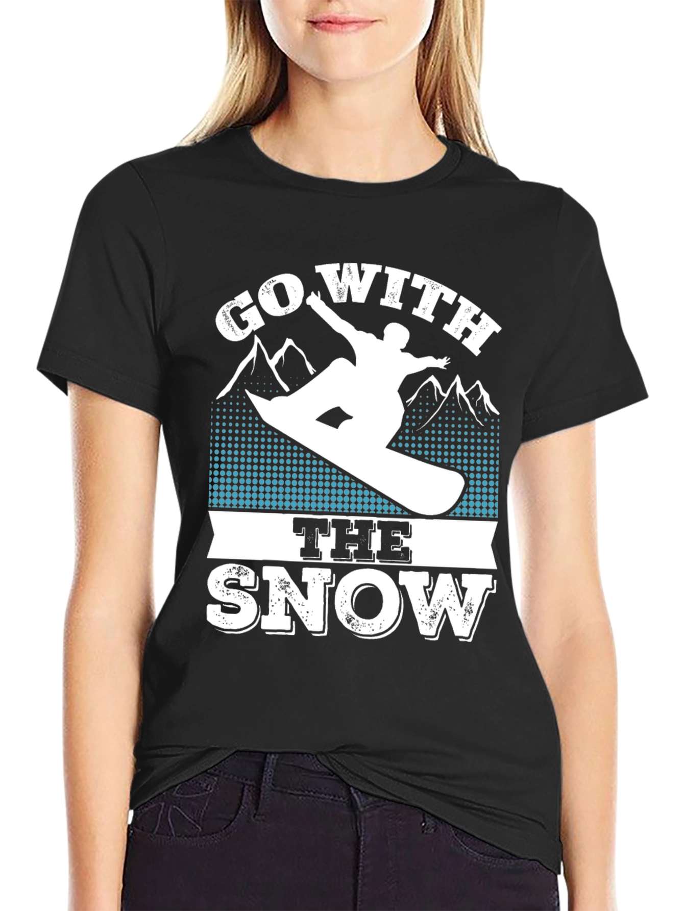 Go With the Snow Graphic Tee
