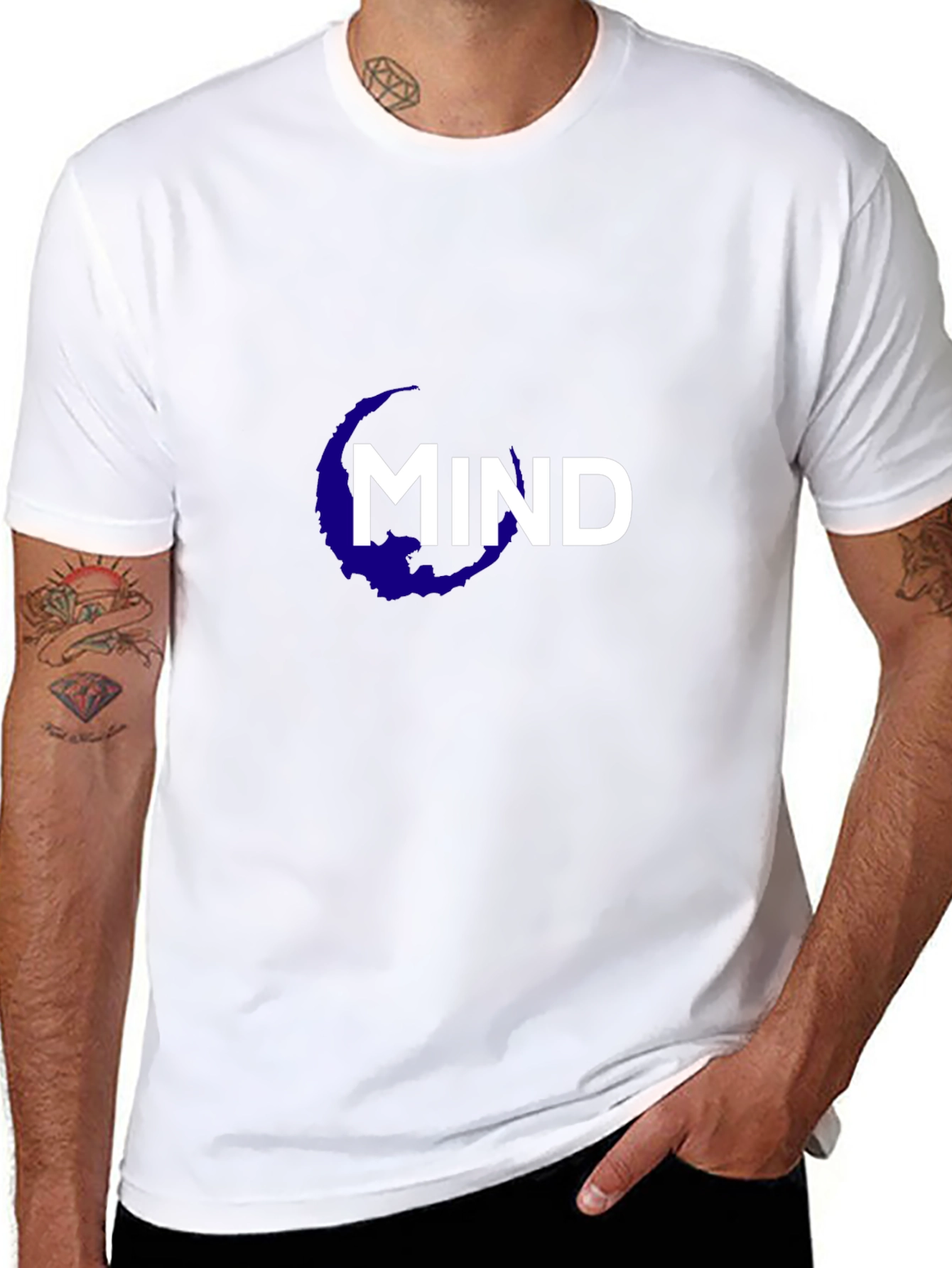 Mind Graphic Black T-Shirt