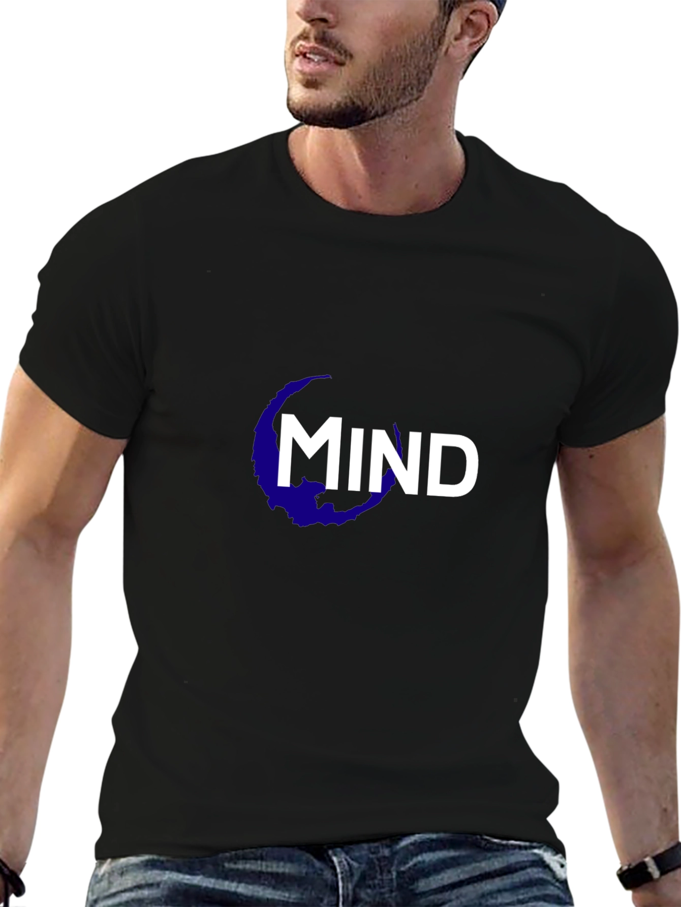 Mind Graphic Black T-Shirt