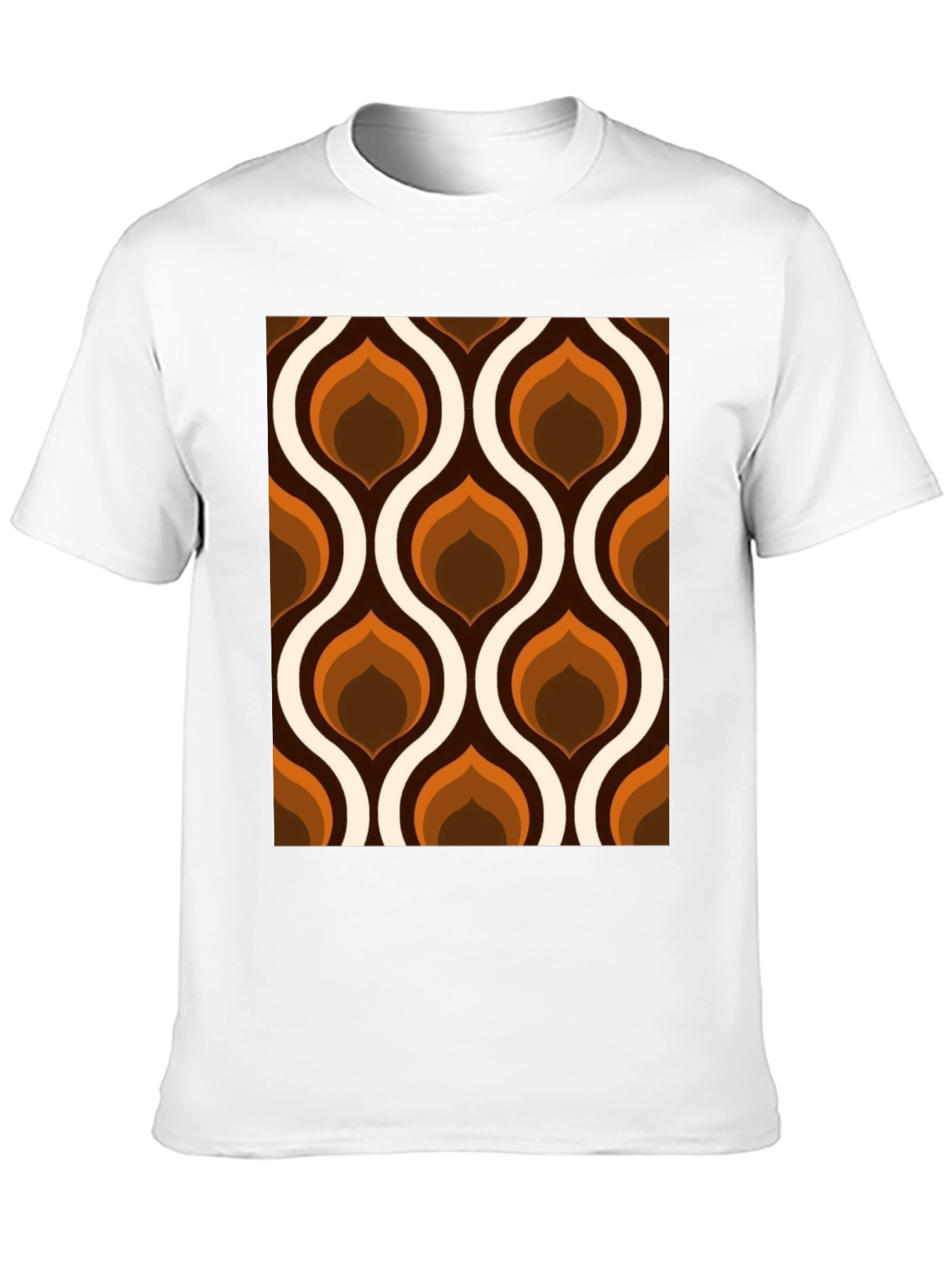 Retro Swirl Tee - 70s Style