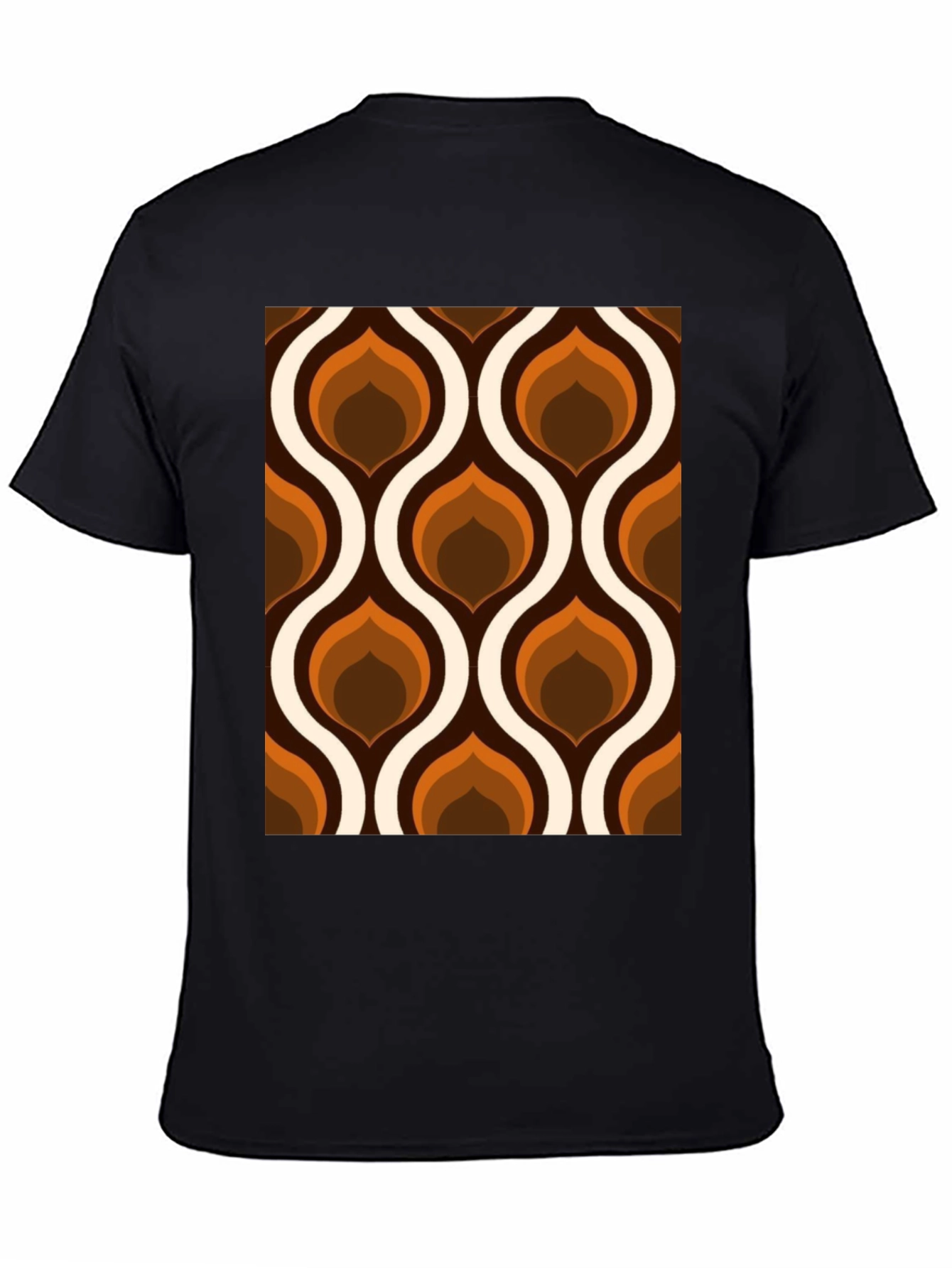 Retro Swirl Tee - 70s Style