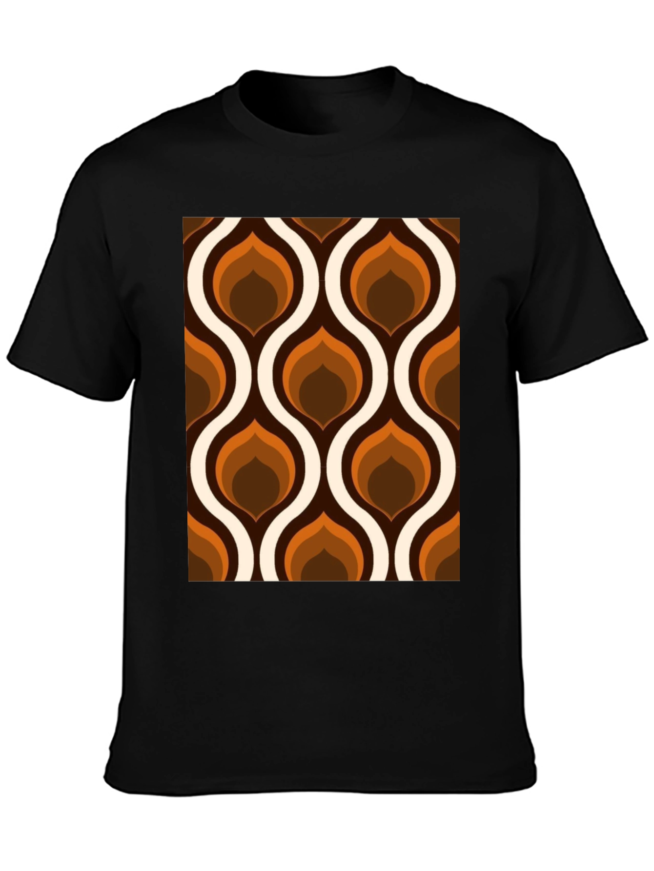 Retro Swirl Tee - 70s Style