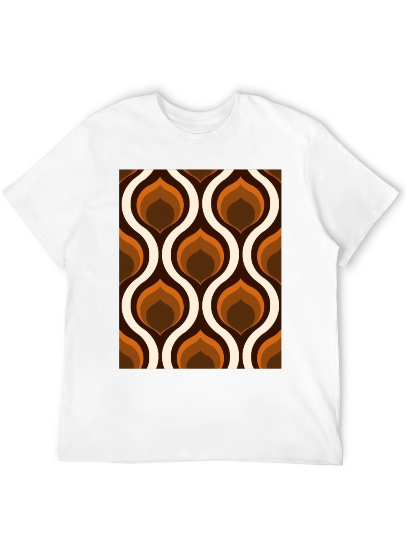 Retro Swirl Tee - 70s Style