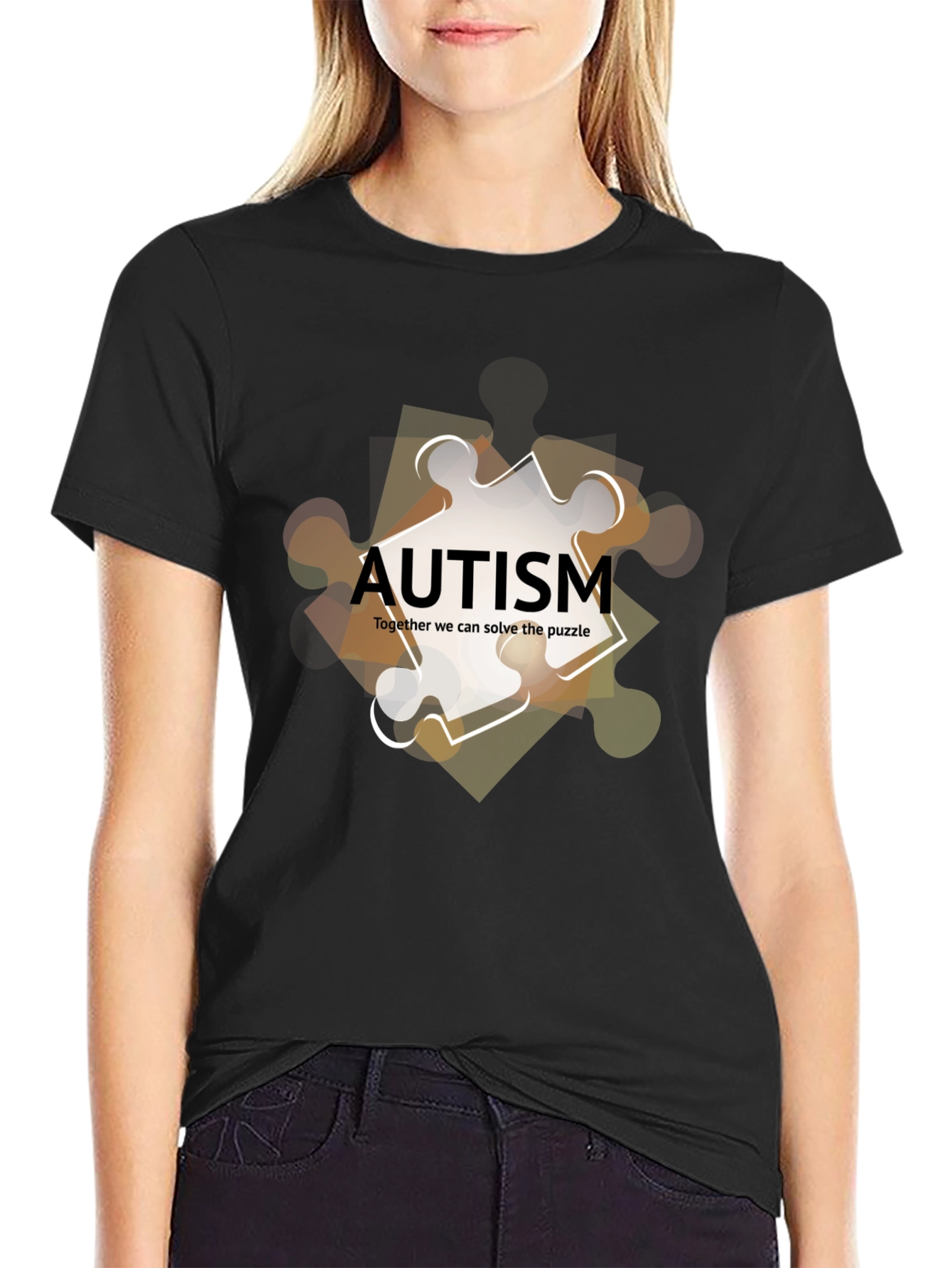 Autism Awareness Puzzle Piece T-Shirt