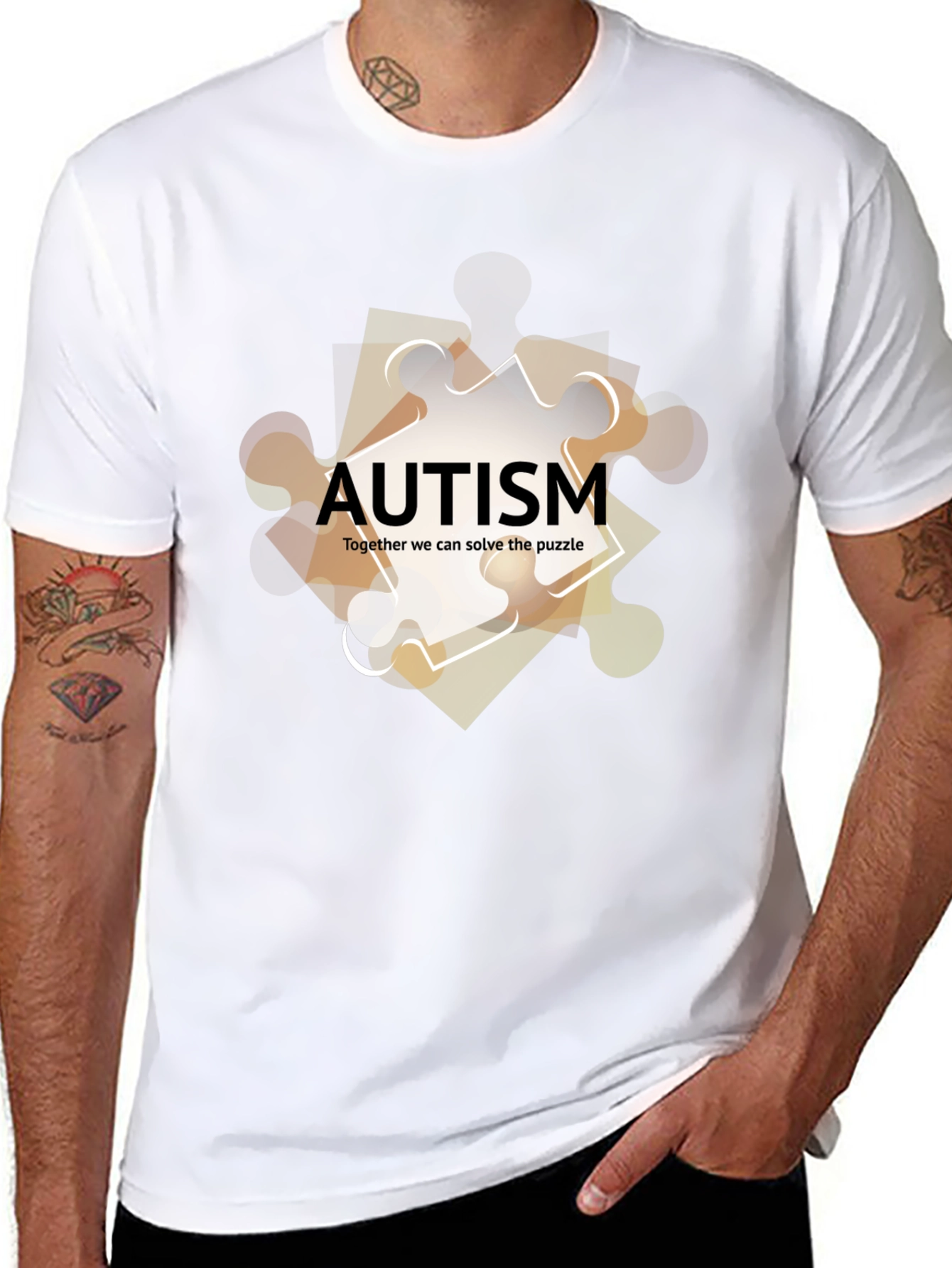 Autism Awareness Puzzle Piece T-Shirt