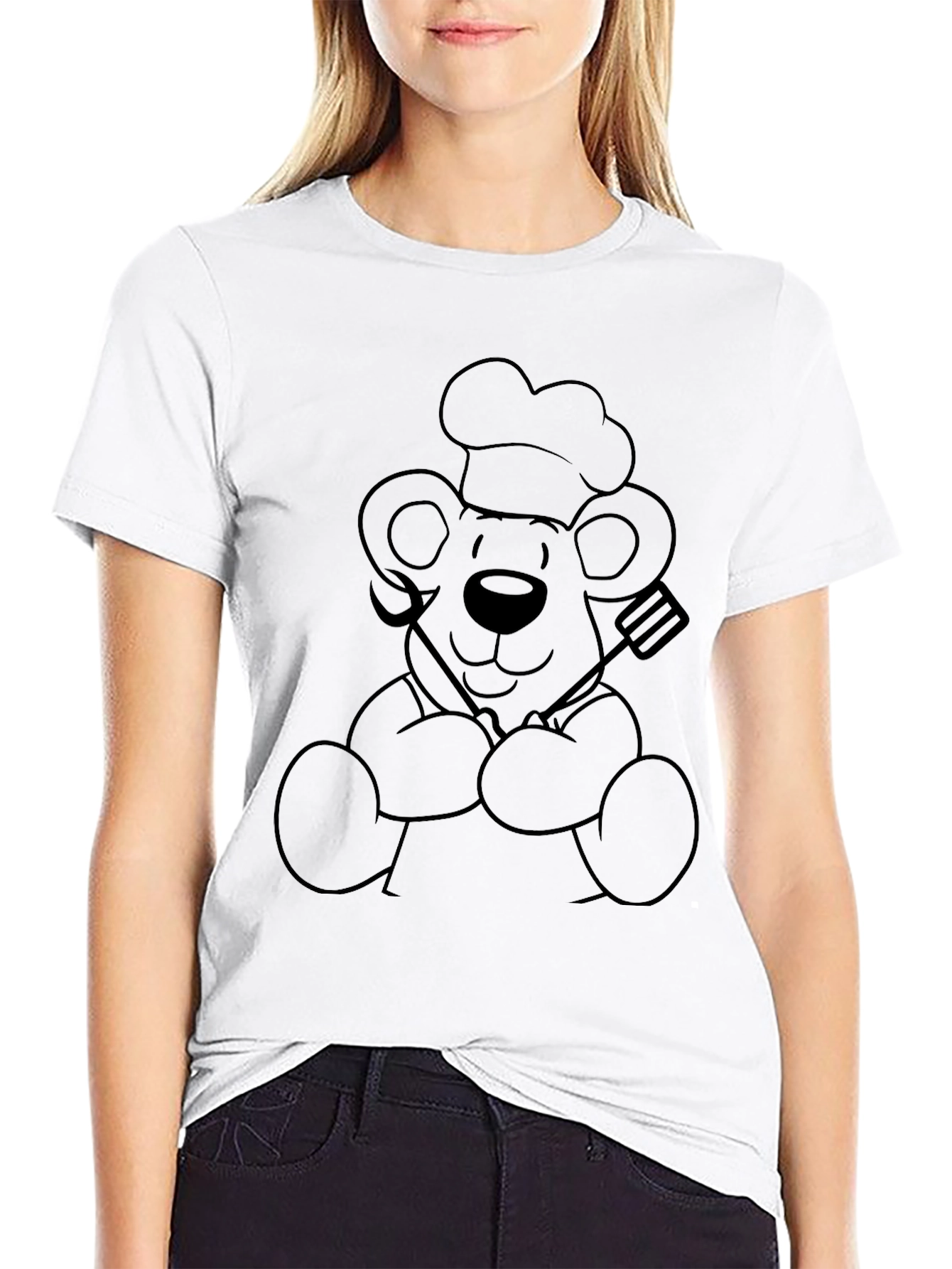 Chef Bear T-Shirt - Funny Culinary Design