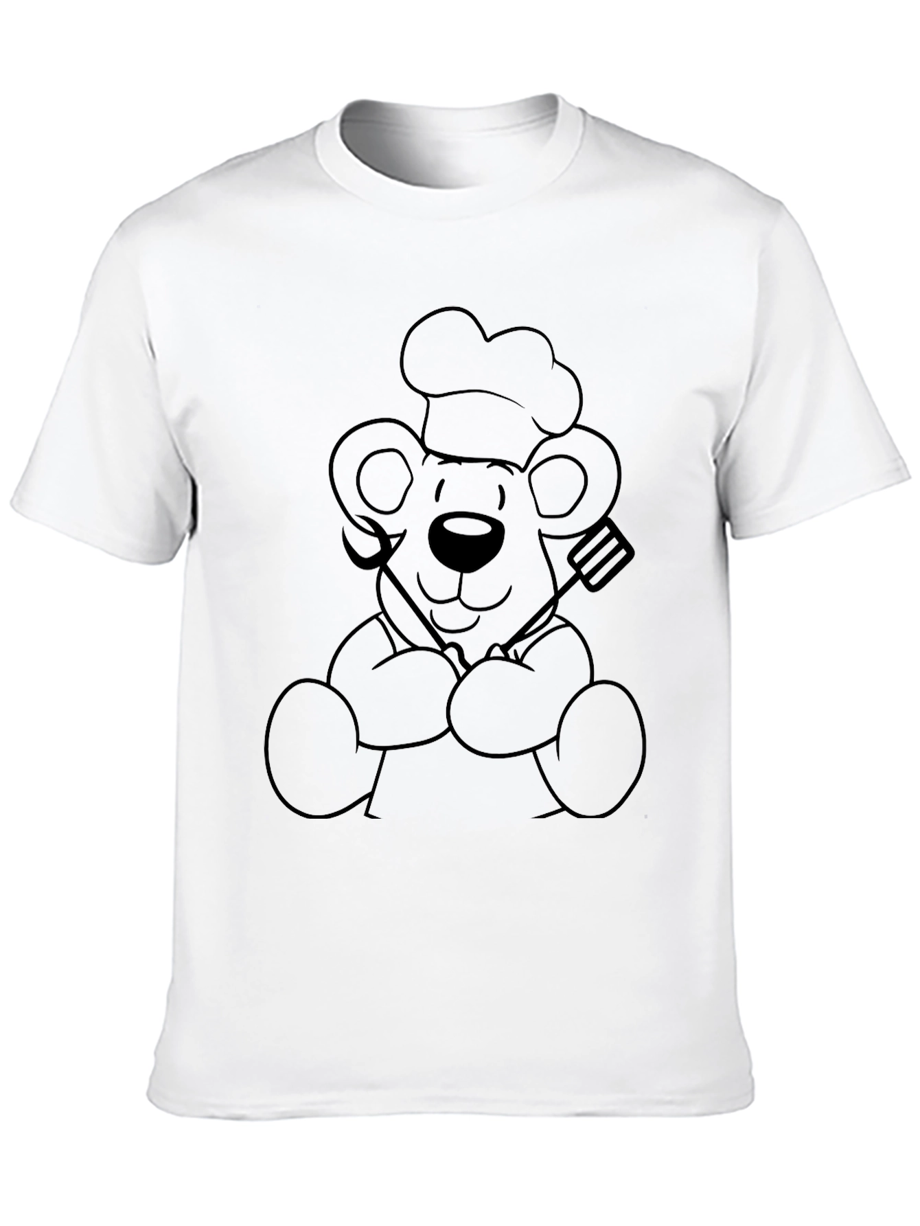 Chef Bear T-Shirt - Funny Culinary Design