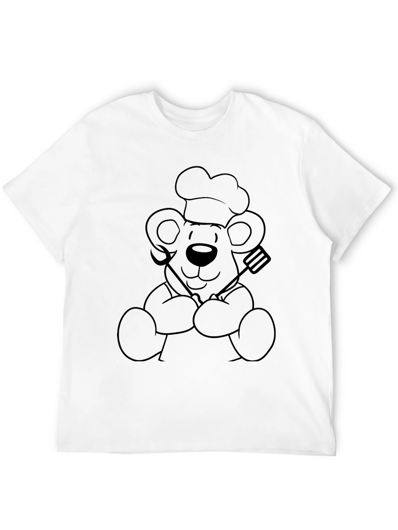 Chef Bear T-Shirt - Funny Culinary Design