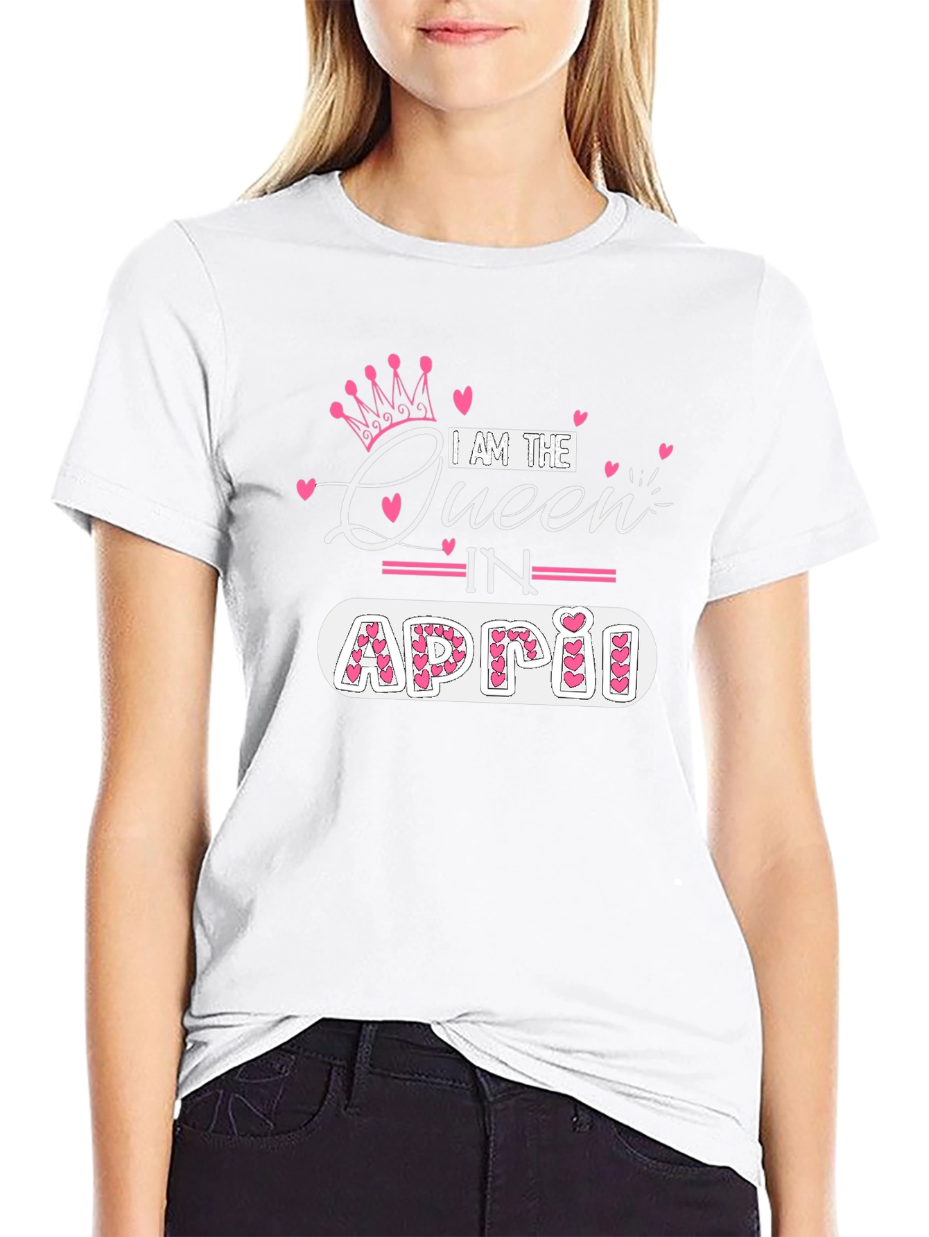 I am the Queen in April T-Shirt