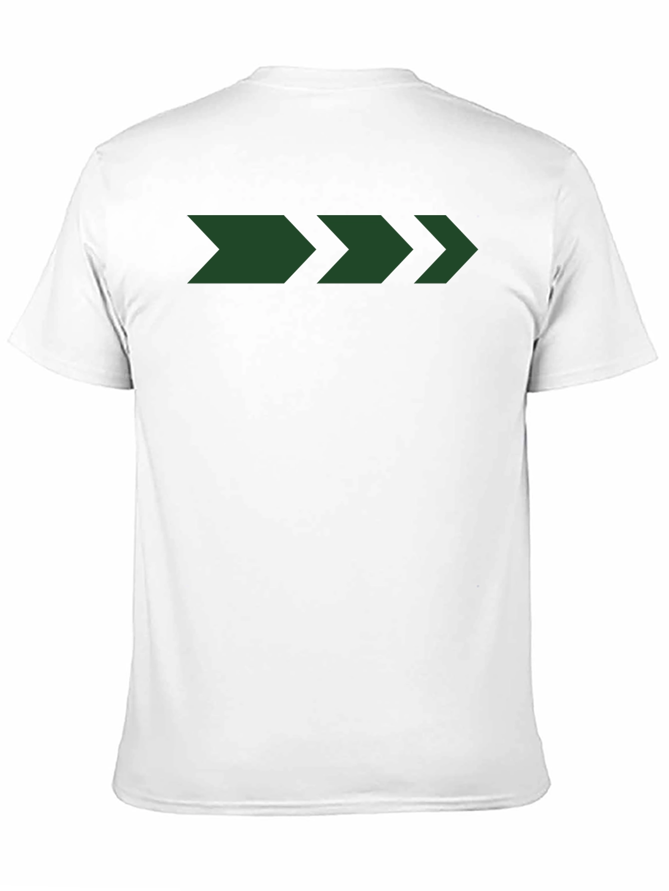 Mens Black T-Shirt with Green Arrow Graphic
