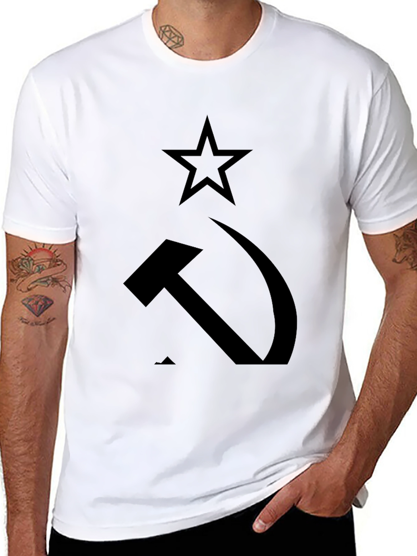 Hammer and Star Black T-Shirt