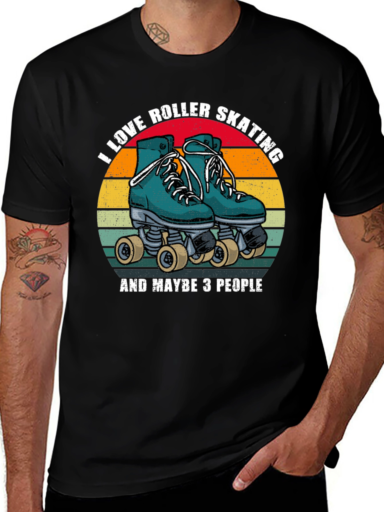 I Love Roller Skating T-Shirt