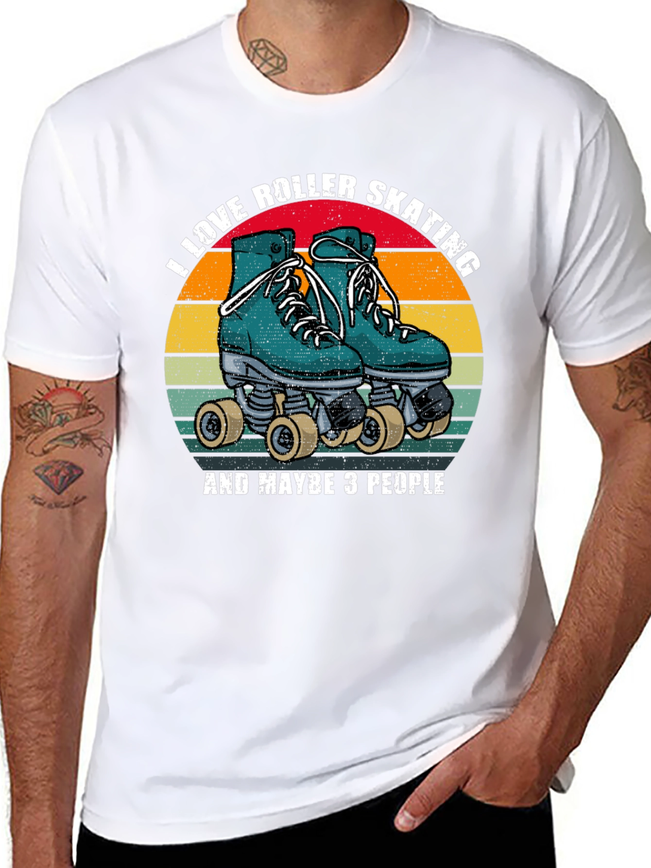 I Love Roller Skating T-Shirt