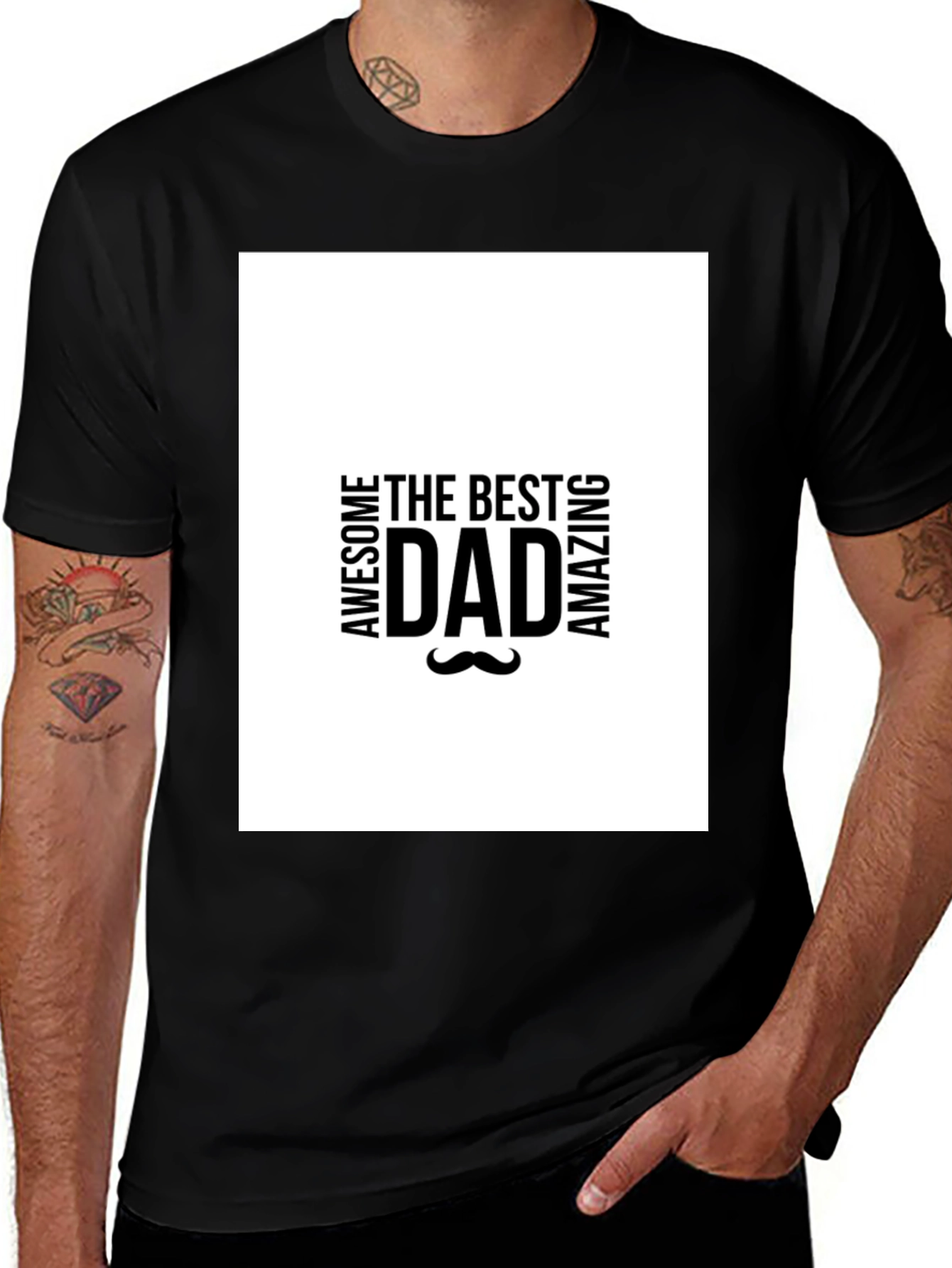 Awesome Dad Graphic Tee - Perfect Fathers Day Gift!