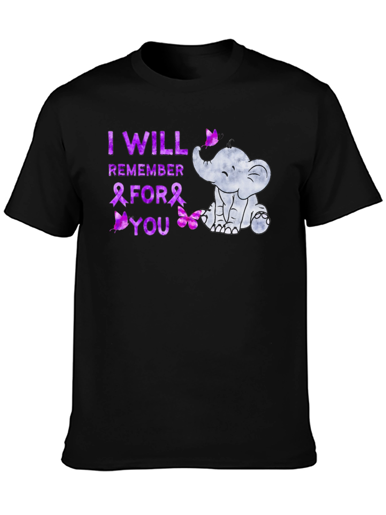 I Will Remember For You Elephant Awareness T-Shirt