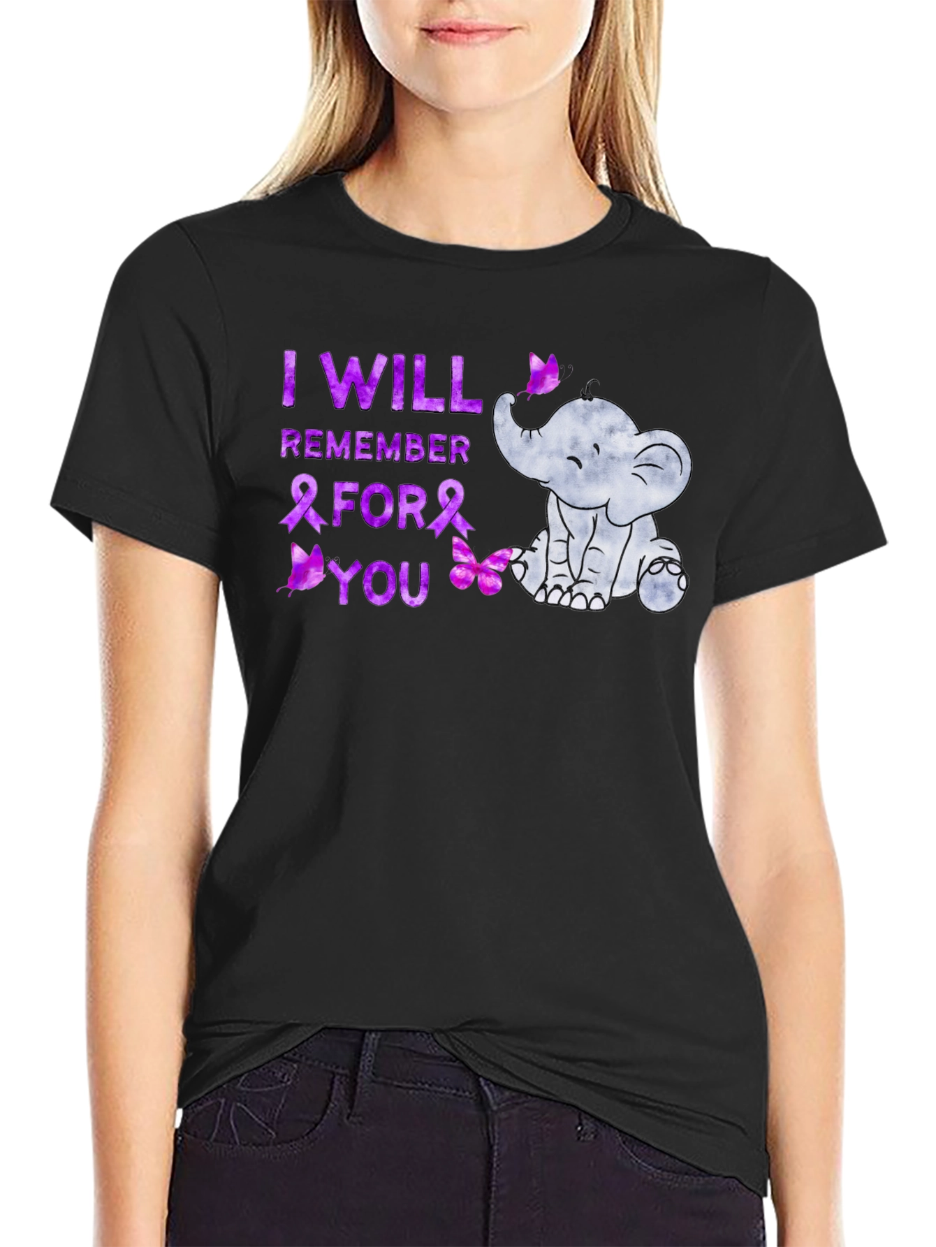 I Will Remember For You Elephant Awareness T-Shirt