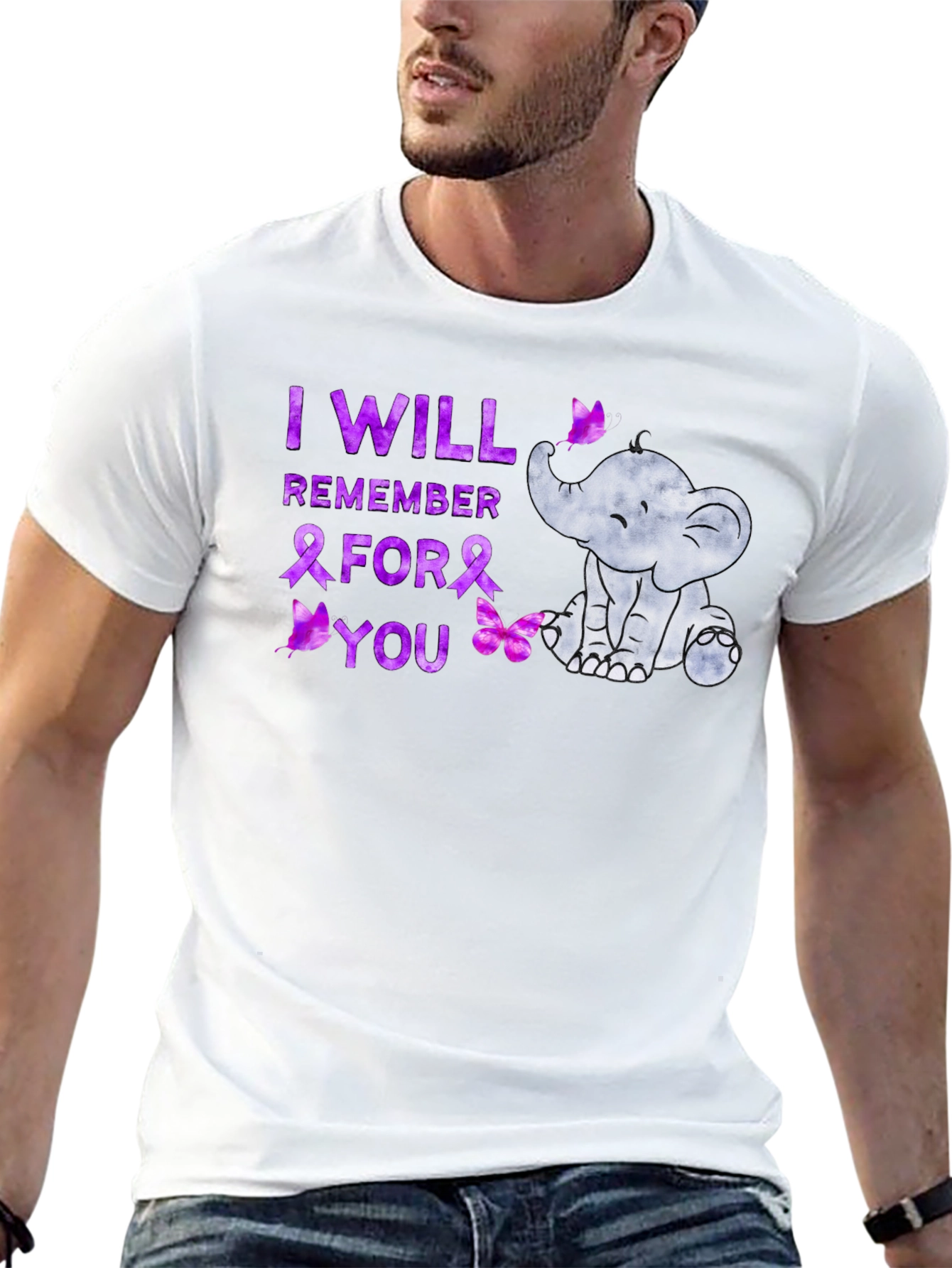 I Will Remember For You Elephant Awareness T-Shirt