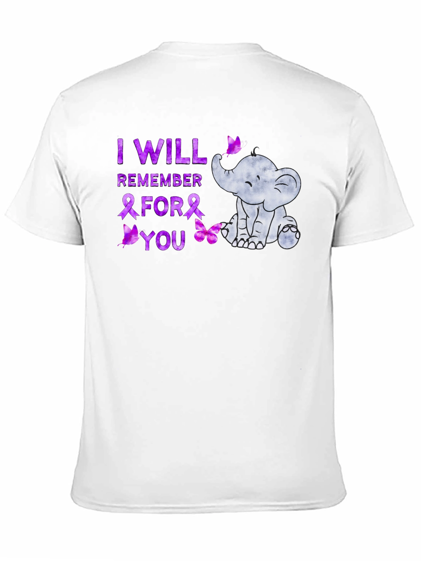 I Will Remember For You Elephant Awareness T-Shirt