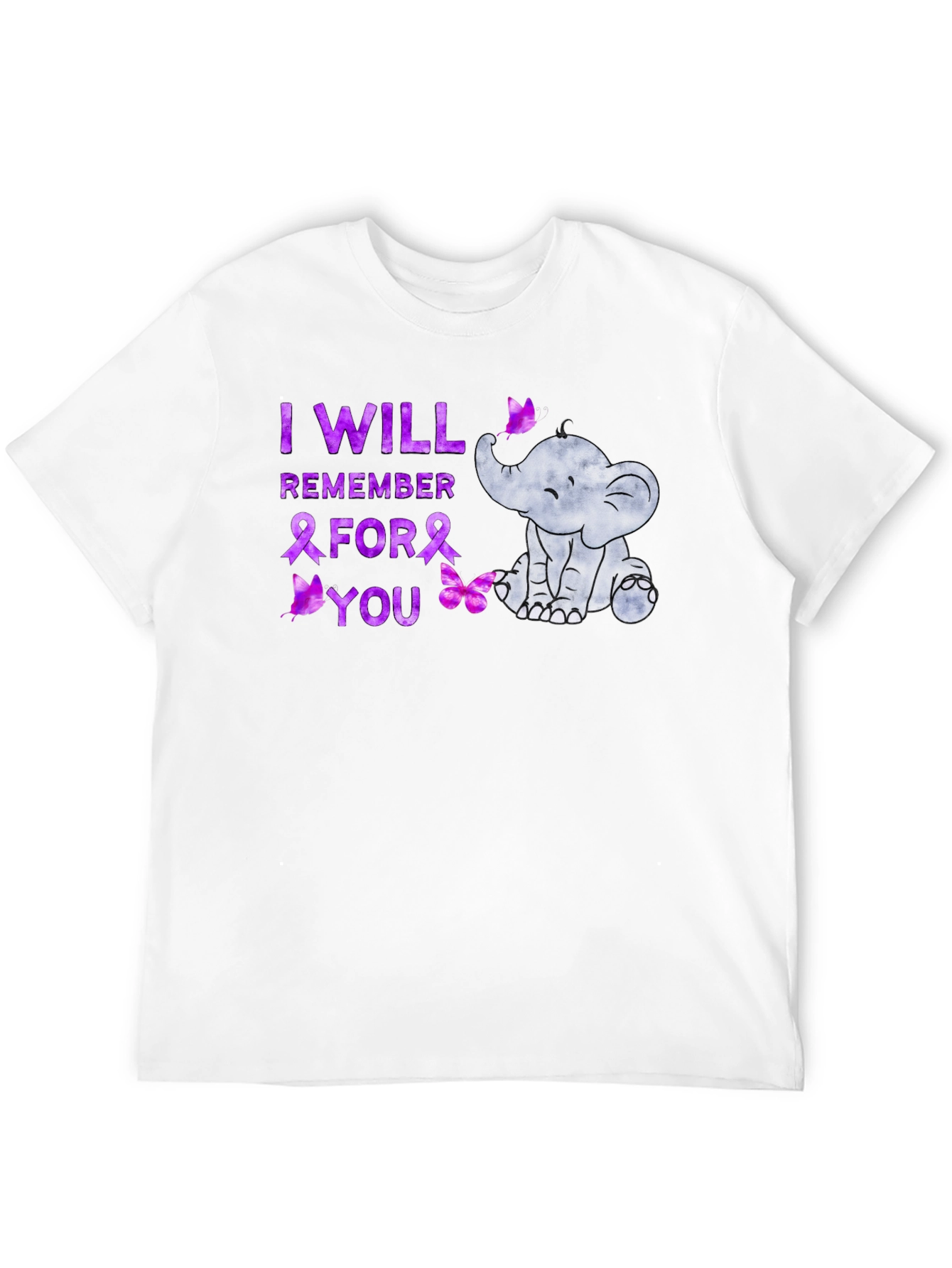 I Will Remember For You Elephant Awareness T-Shirt