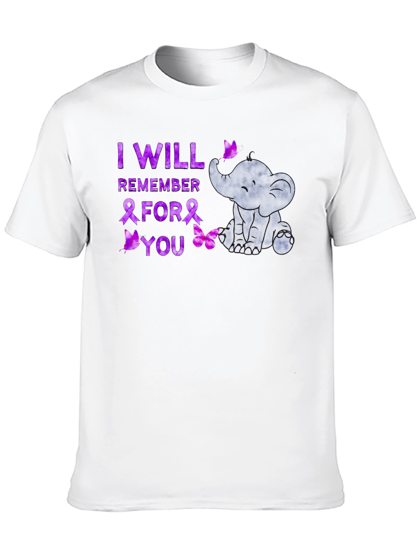 I Will Remember For You Elephant Awareness T-Shirt