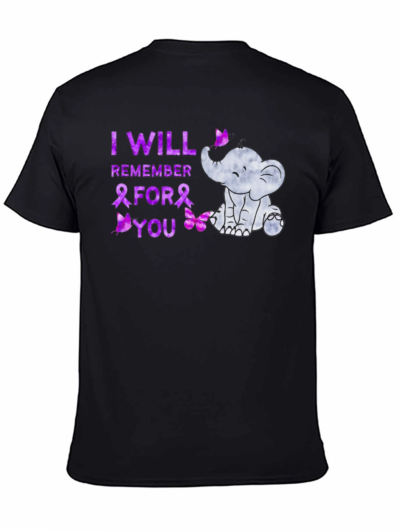 I Will Remember For You Elephant Awareness T-Shirt