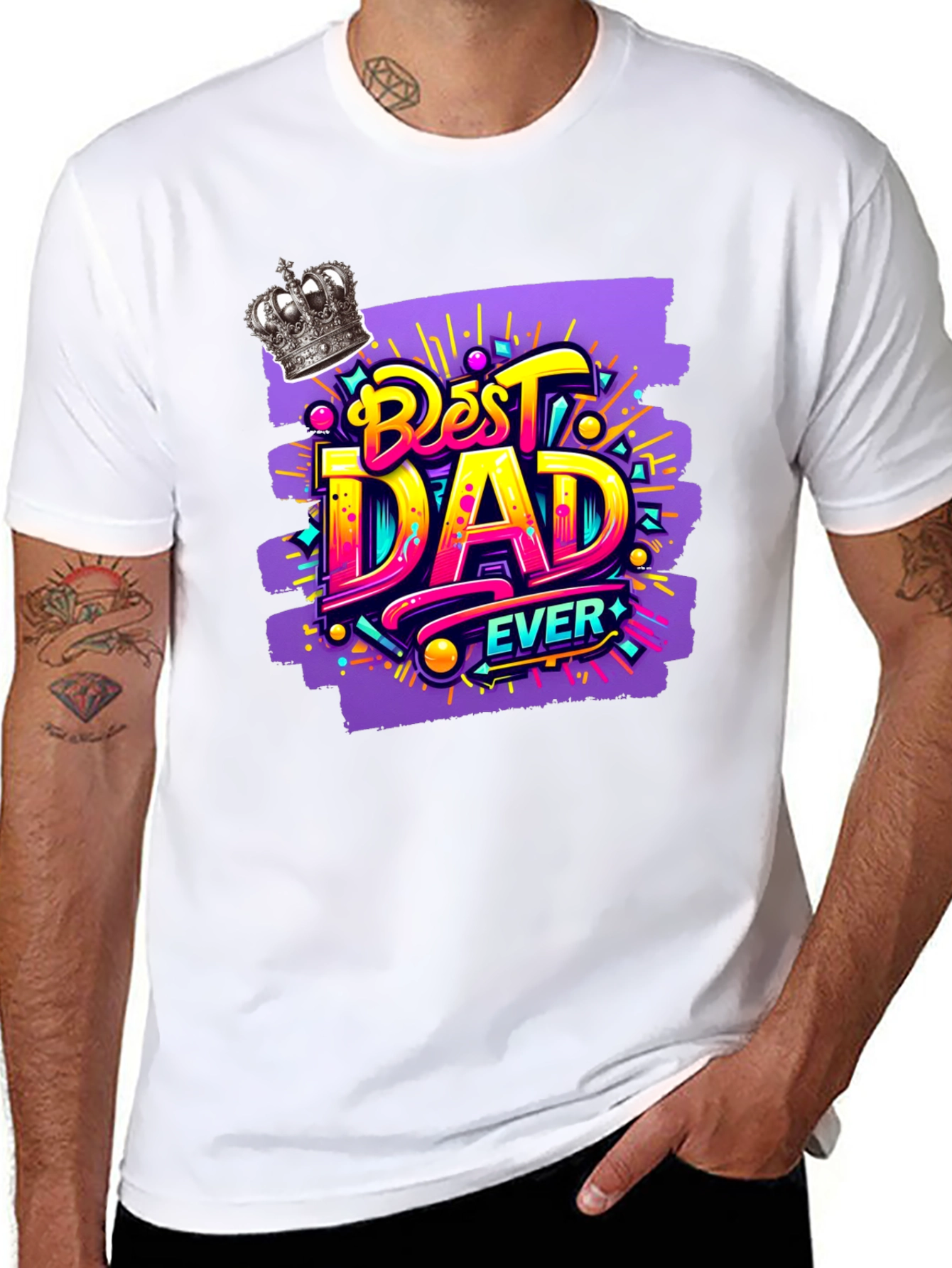 Best Dad Ever Graphic T-Shirt