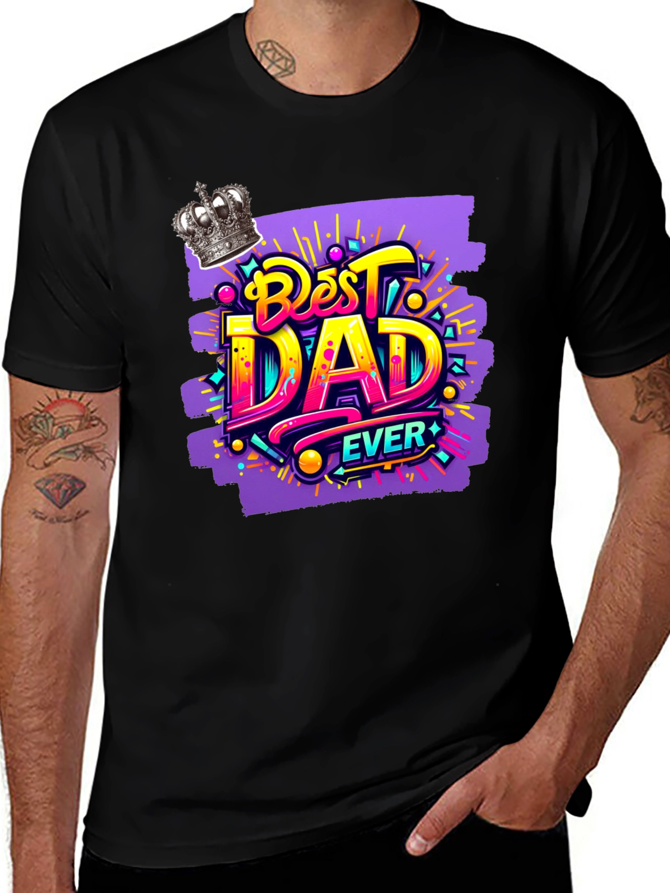 Best Dad Ever Graphic T-Shirt