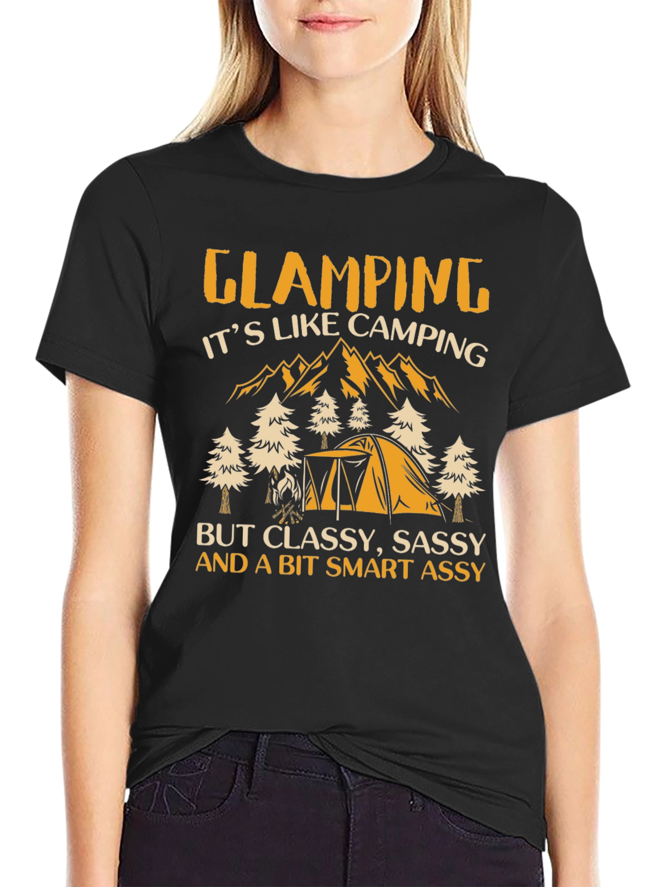 Glamping Sassy Camping T-Shirt