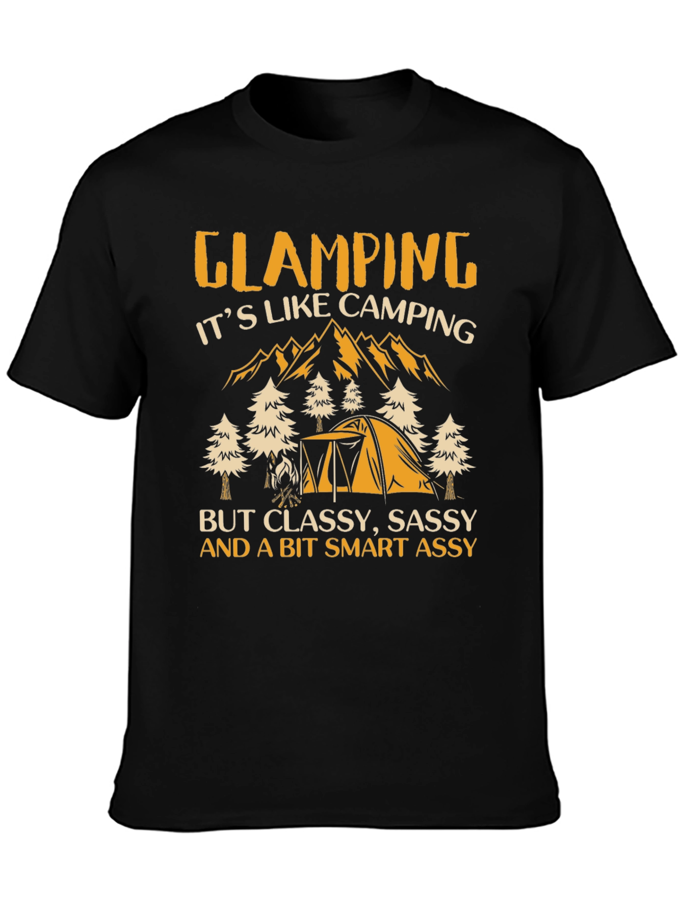 Glamping Sassy Camping T-Shirt